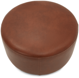 hanna leather ottoman olympia chestnut