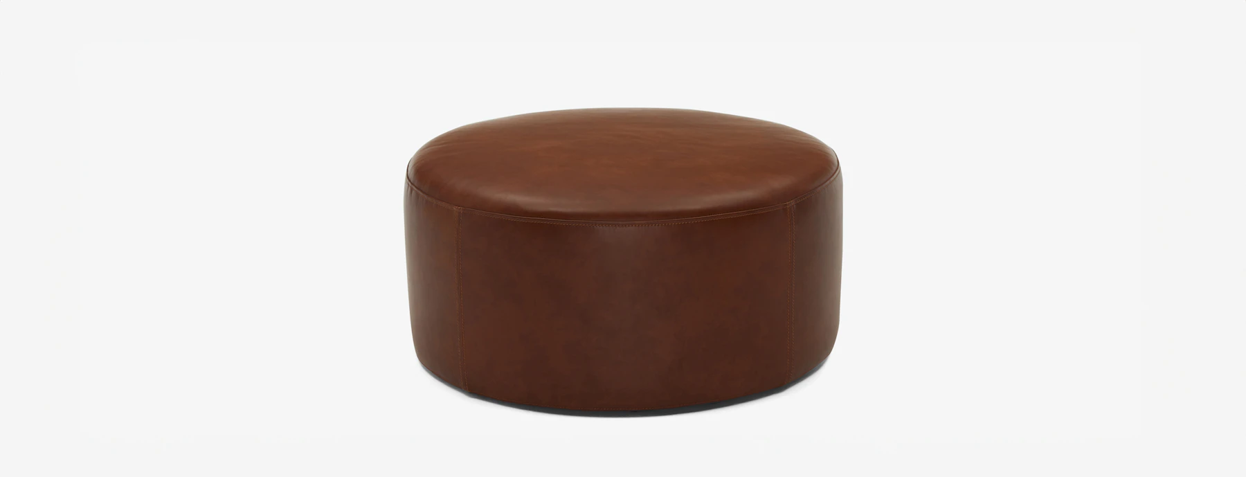 Hanna Leather Ottoman