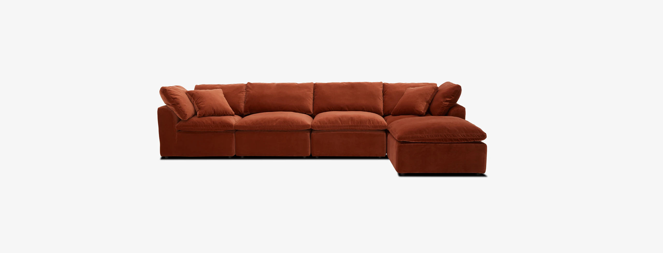 Bryant Petite Grand Sectional Banks Zinnia