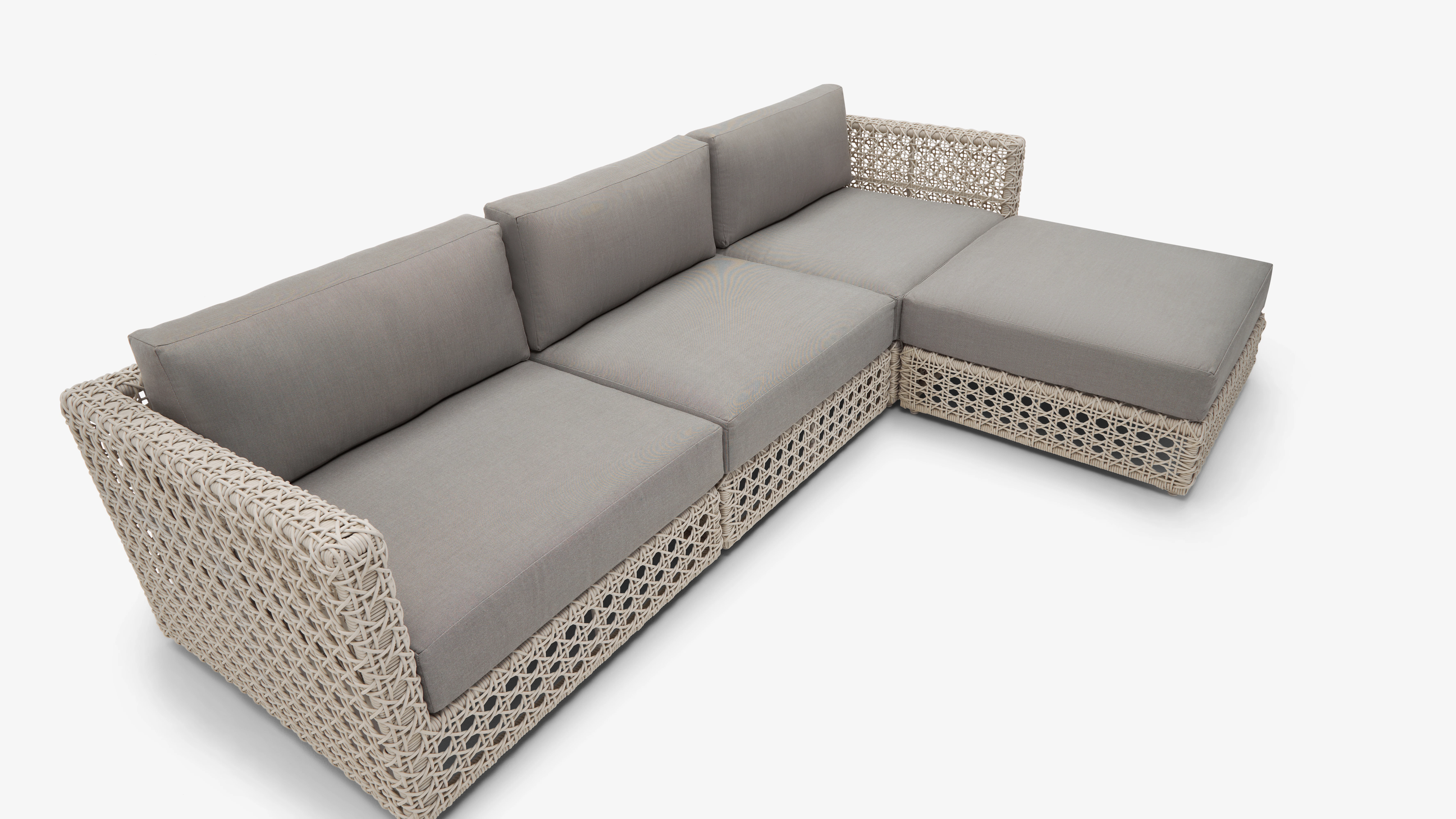 Carmel Outdoor Sectional Stone Piece