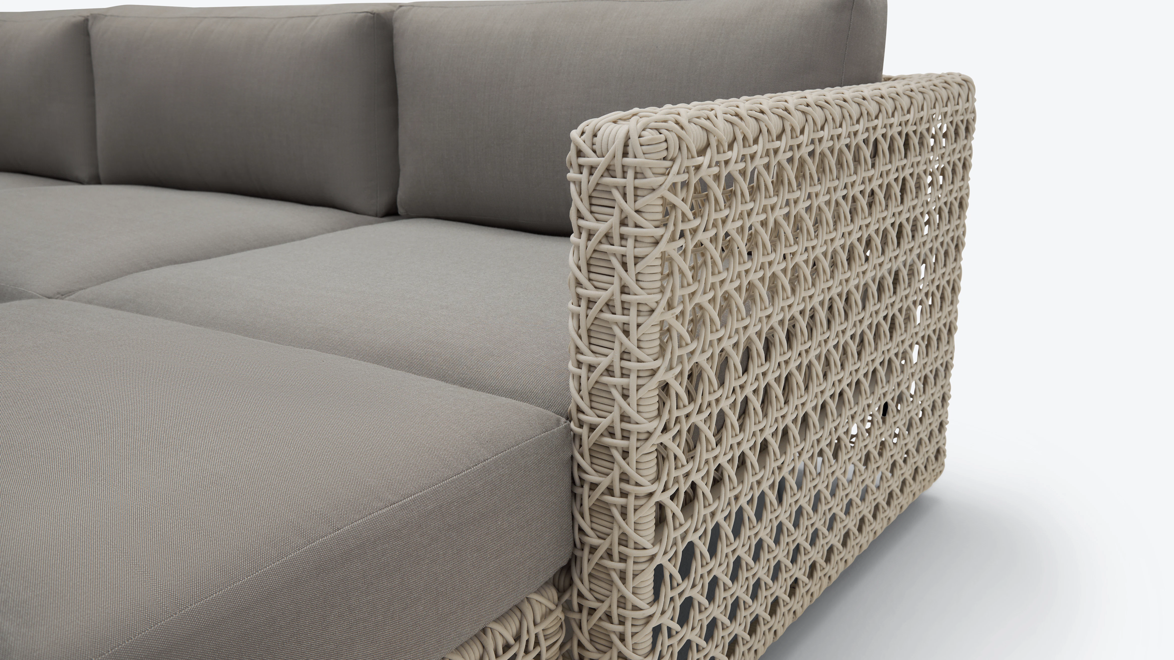 Carmel Outdoor Sectional Stone Piece