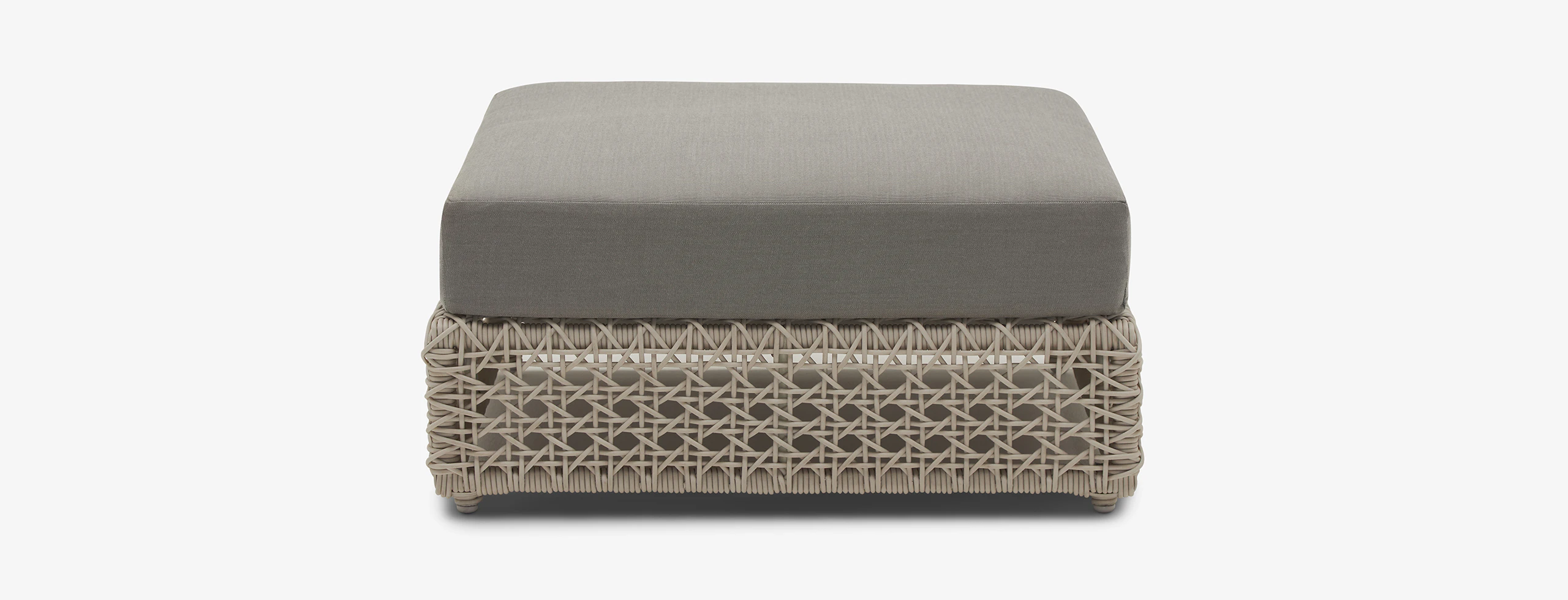 Carmel Outdoor Ottoman Stone