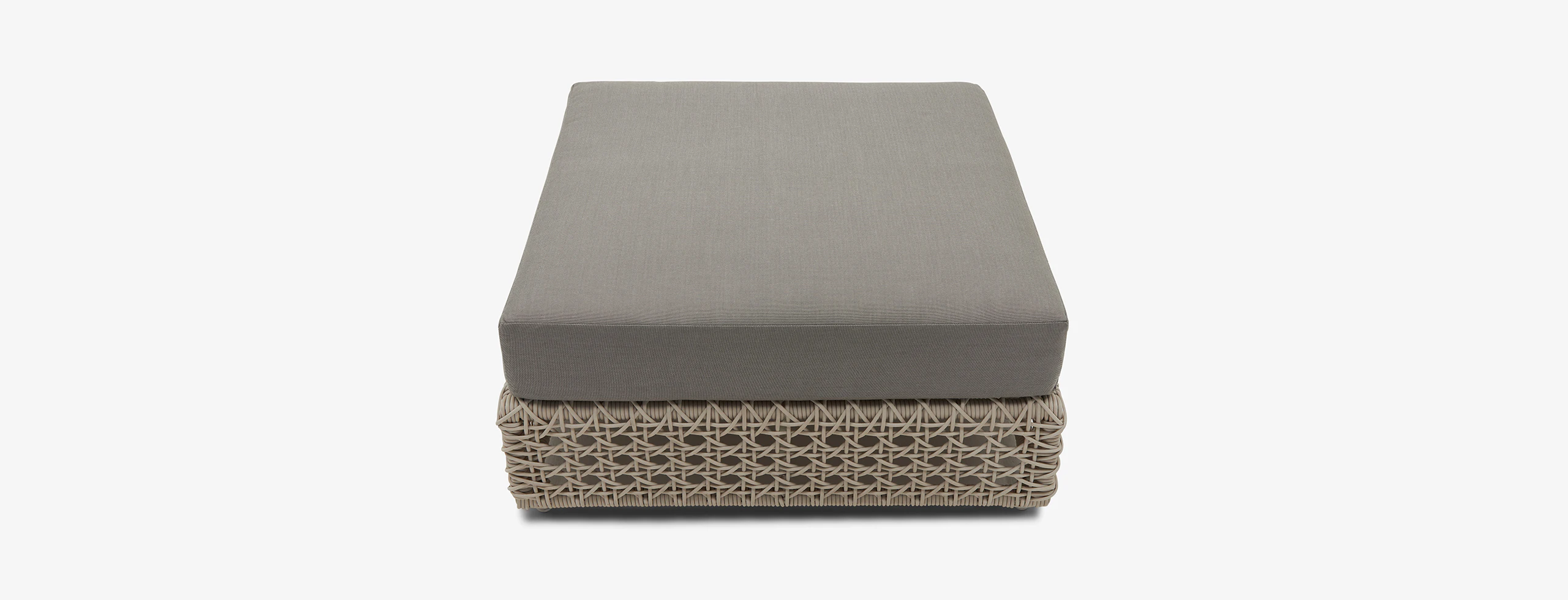 Carmel Outdoor Ottoman Stone