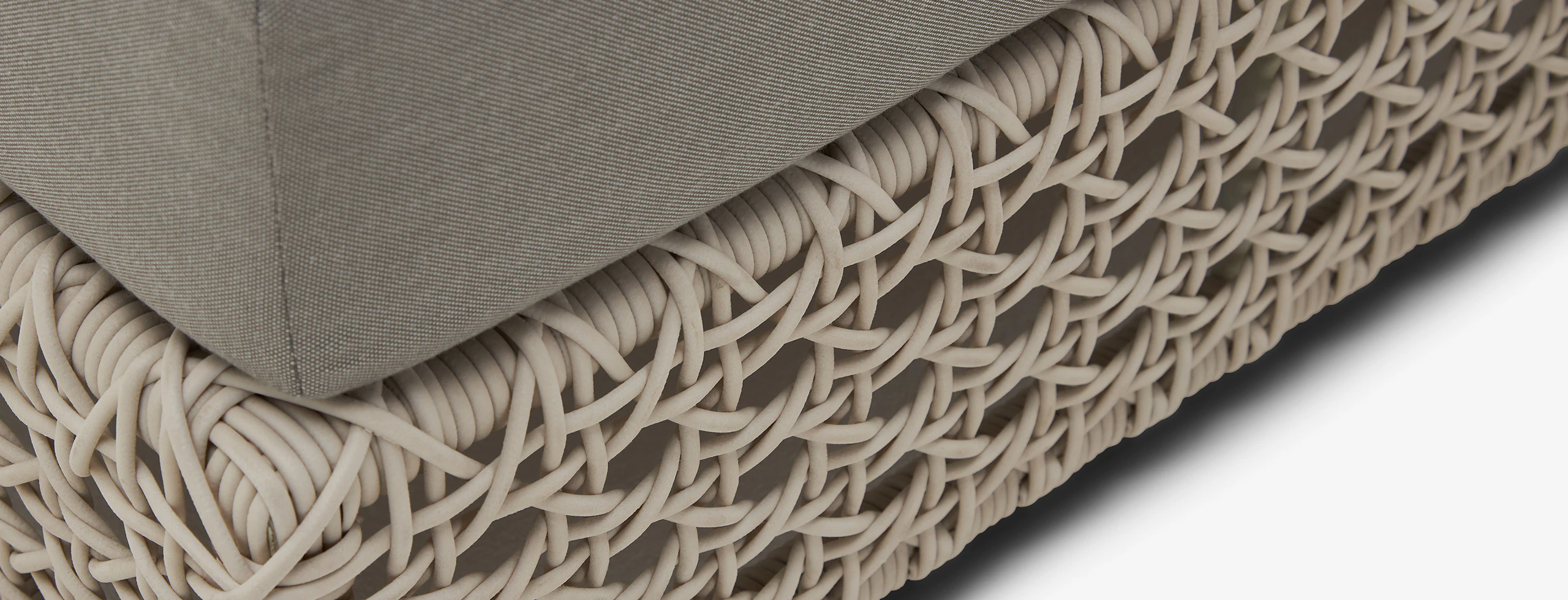 Carmel Outdoor Ottoman Stone
