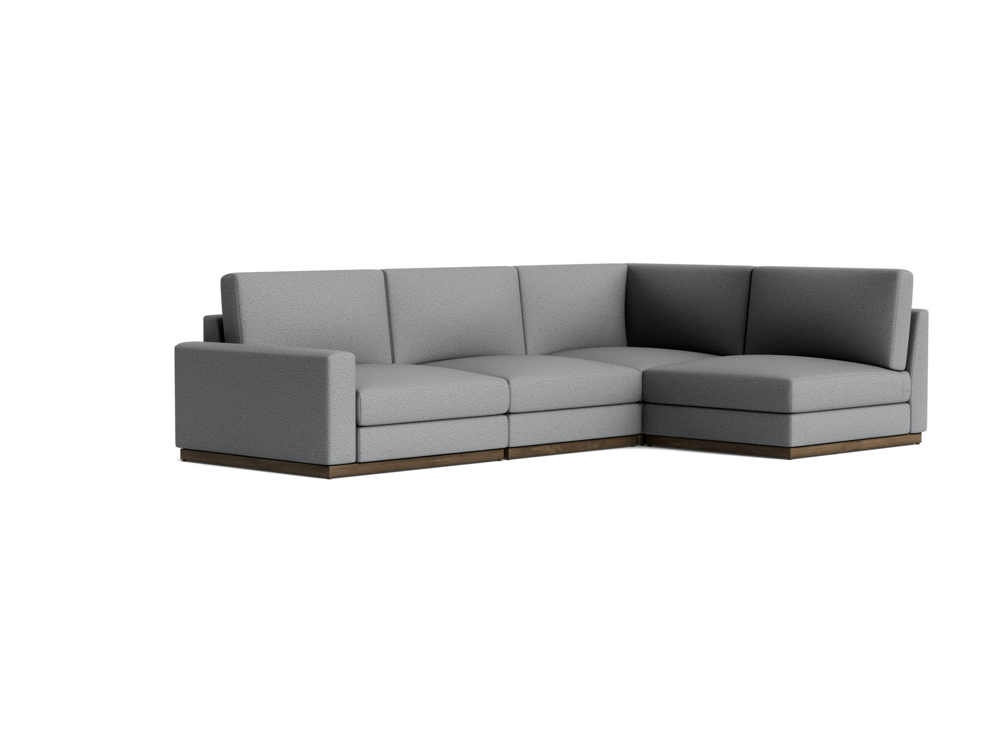 holt modular sectional essence ash
