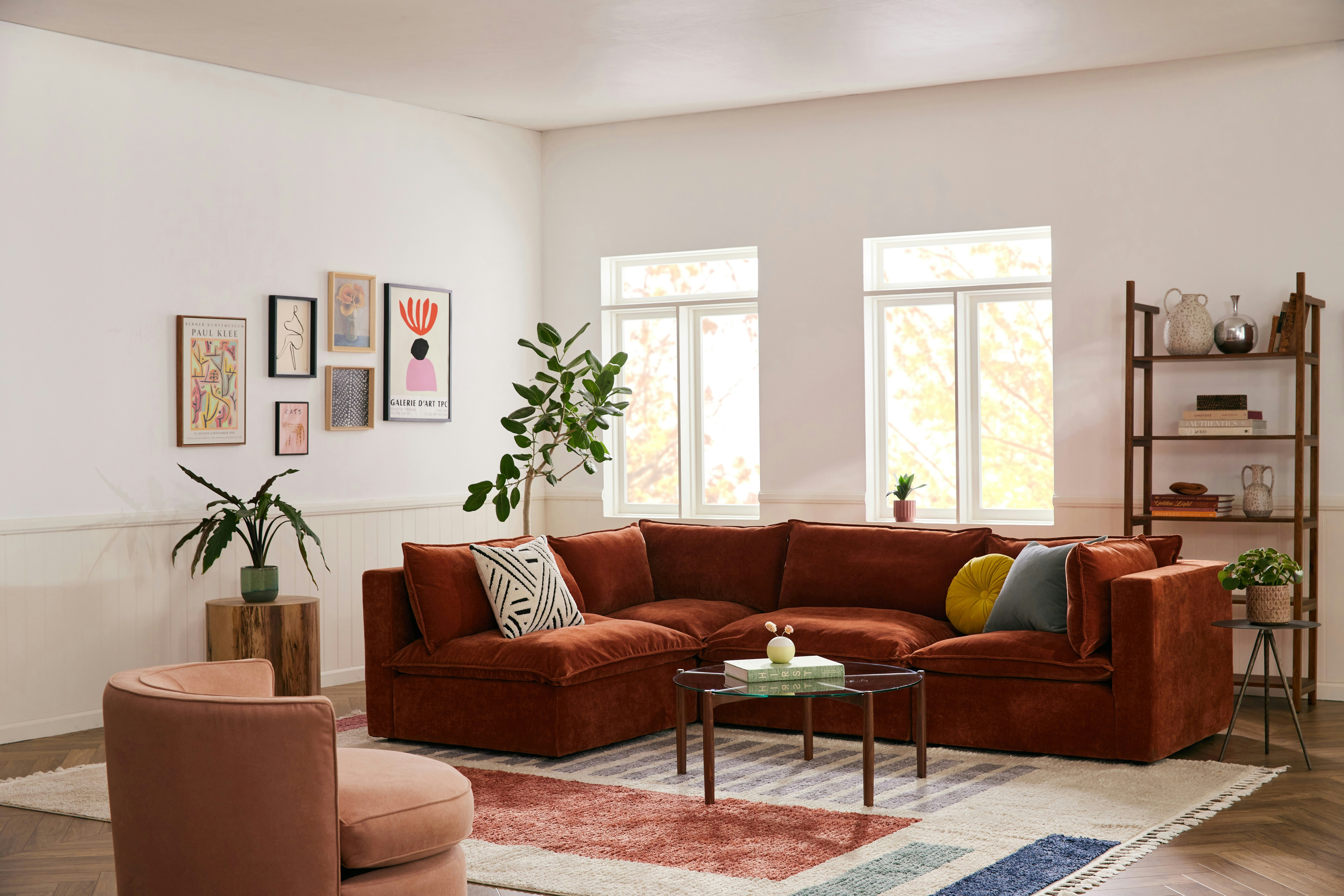 Haine Modular Sectional Harper Cinnamon