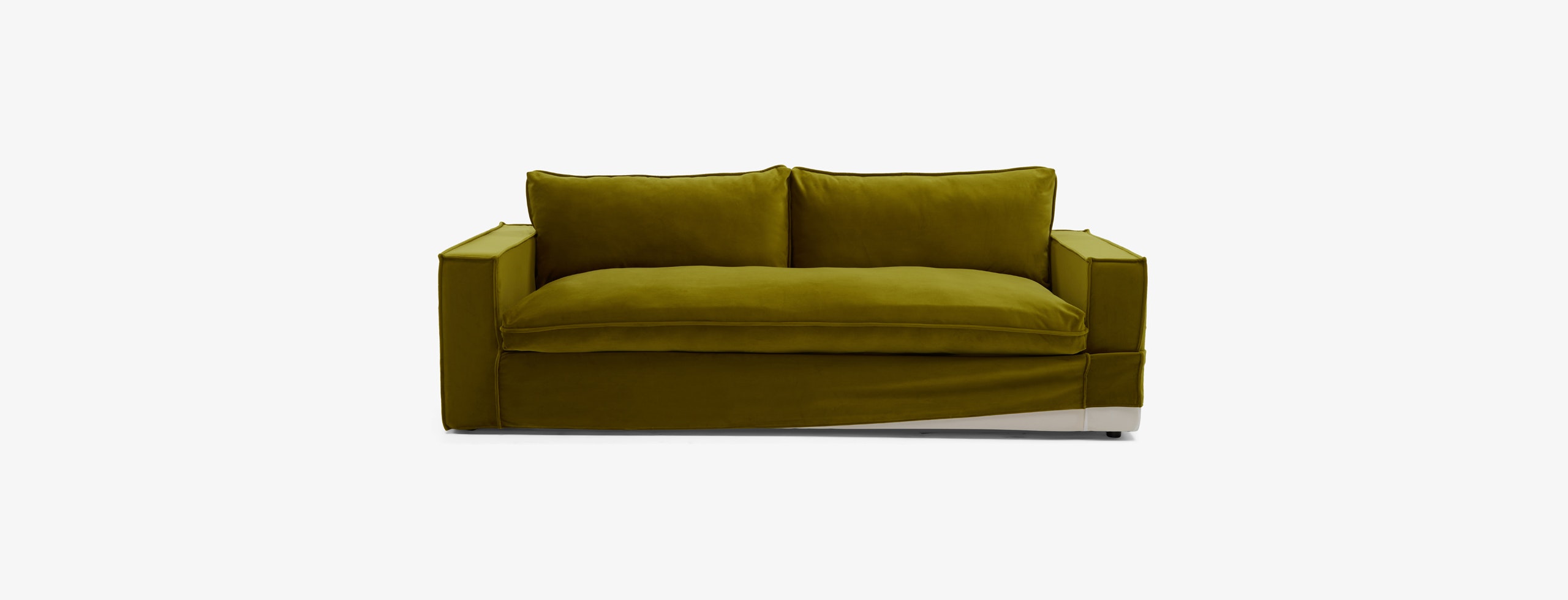 Goldie Slipcovered Sofa Royale Apple