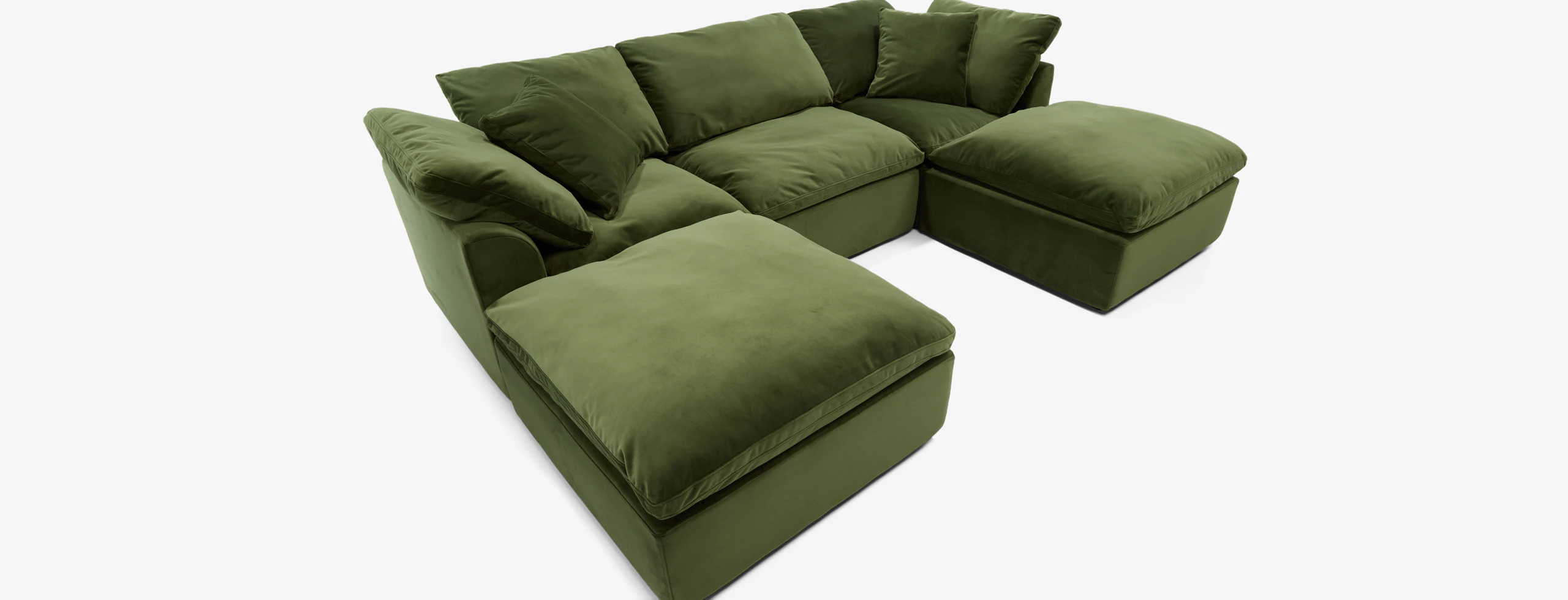 Bryant Modular Chaise Sectional Royale Forest