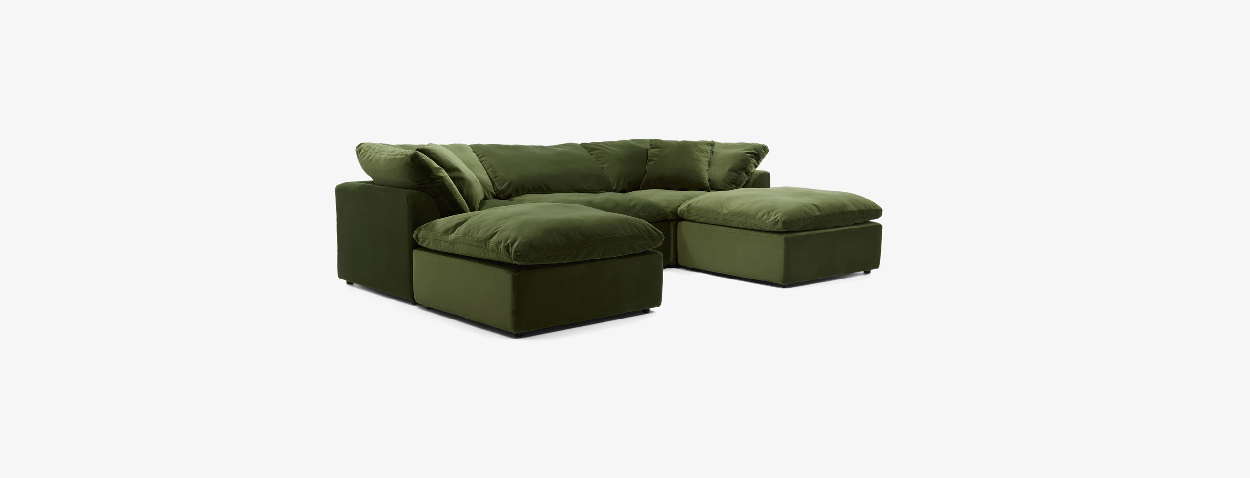 Bryant Modular Chaise Sectional Royale Forest