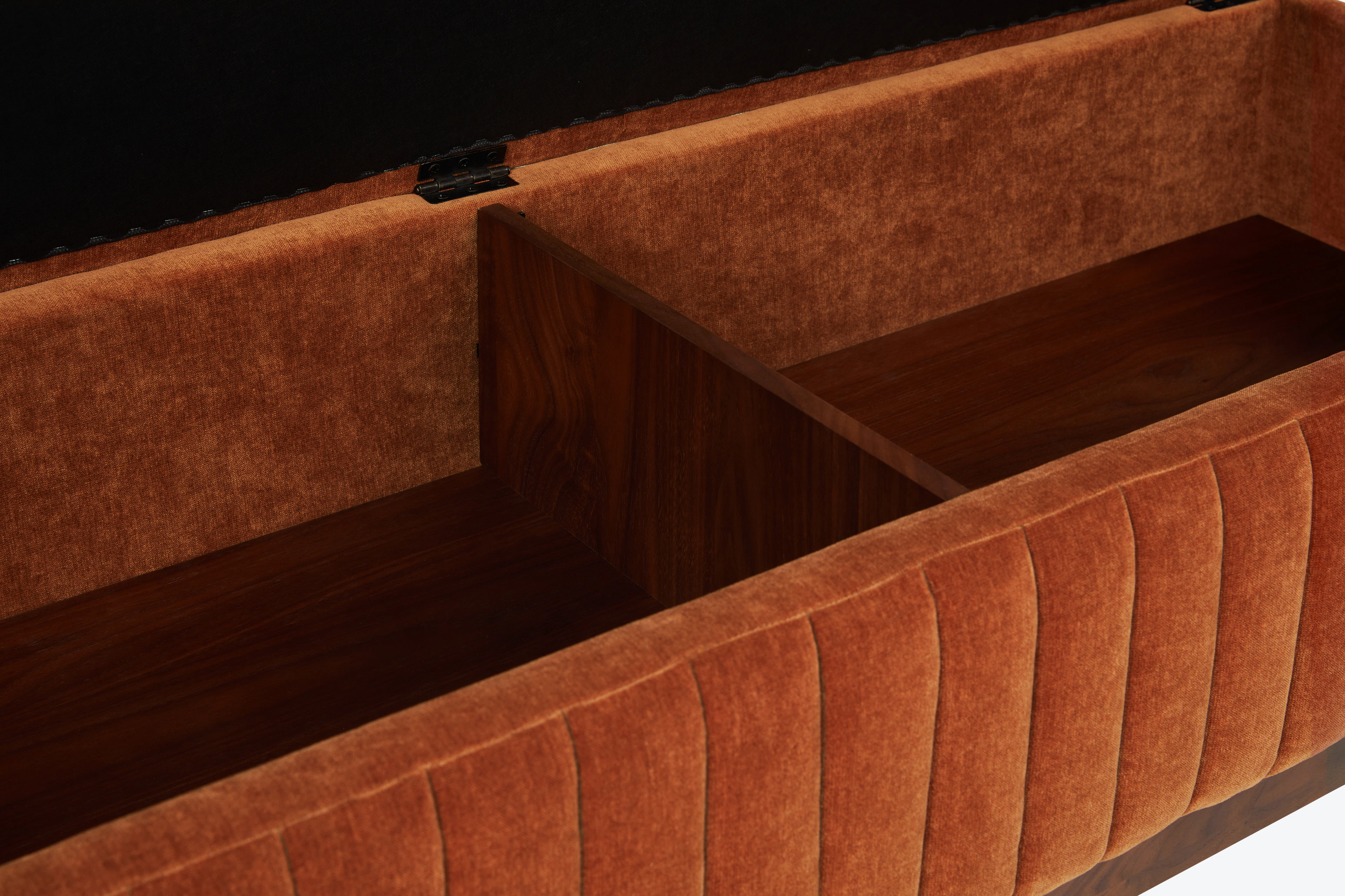 Milly Storage Bench Rust