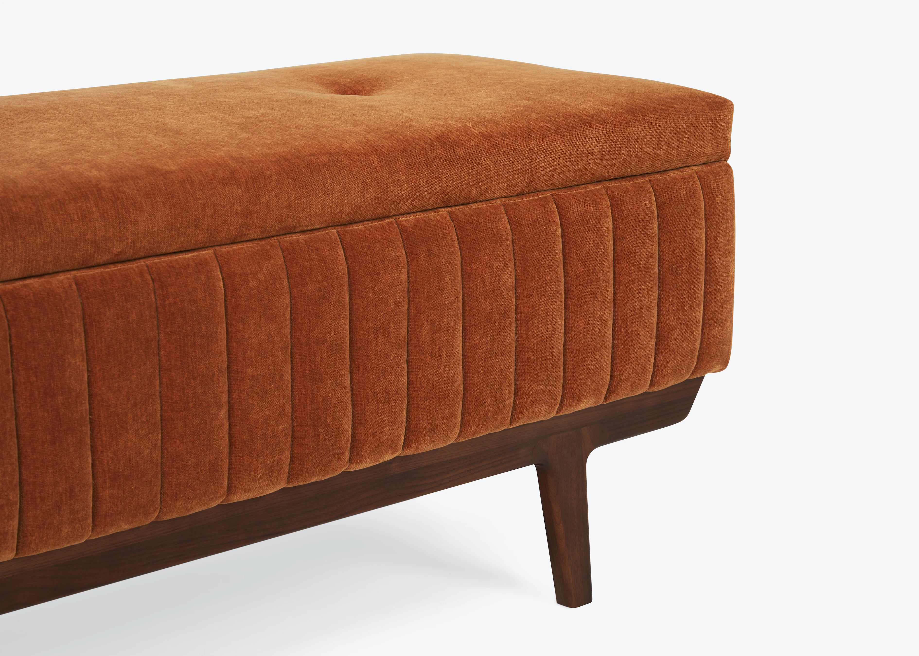 Milly Storage Bench Rust