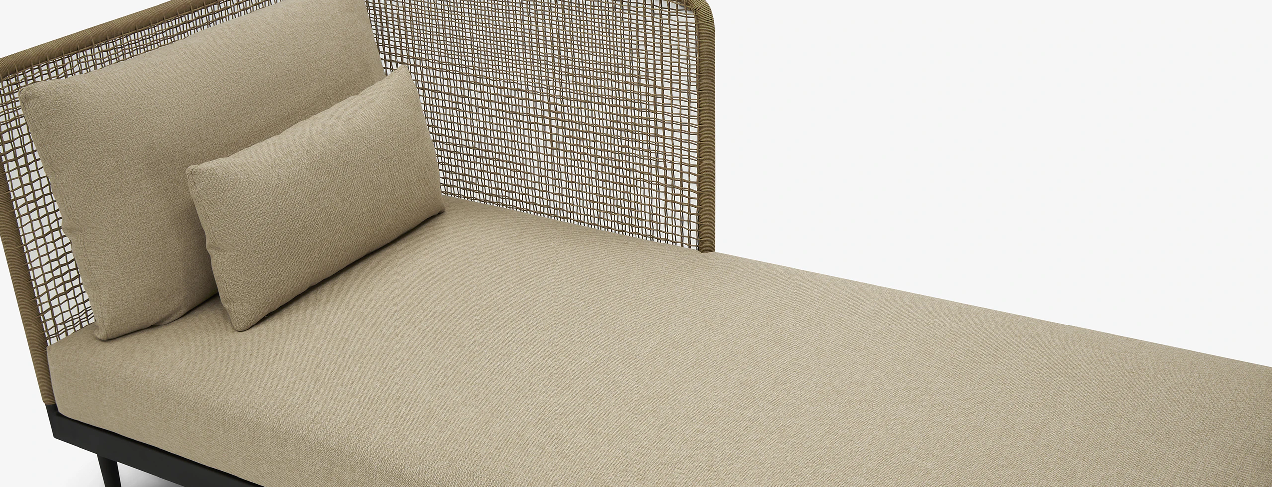Zola Outdoor Single Arm Chaise Right Lava
