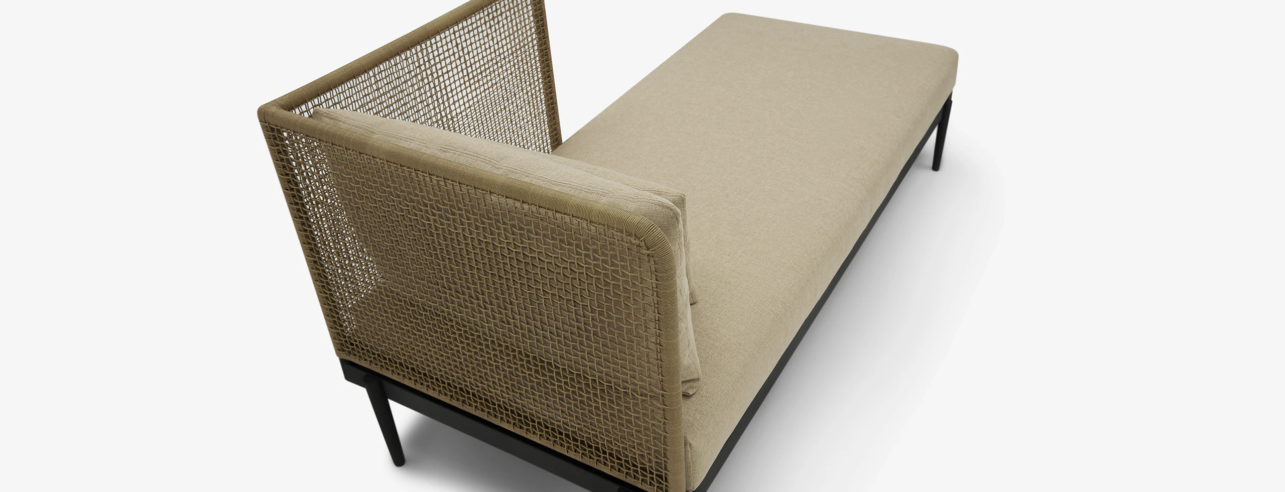 Zola Outdoor Single Arm Chaise Right Lava