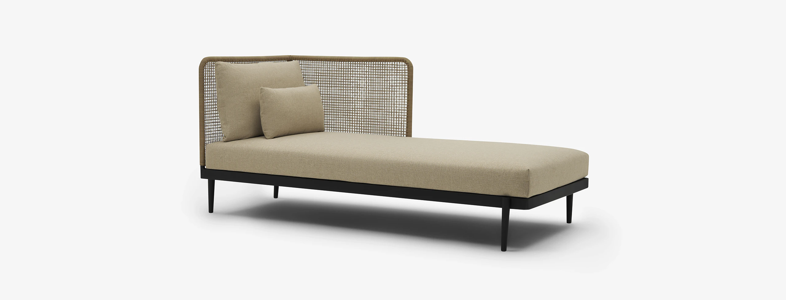 Zola Outdoor Single Arm Chaise Right Lava