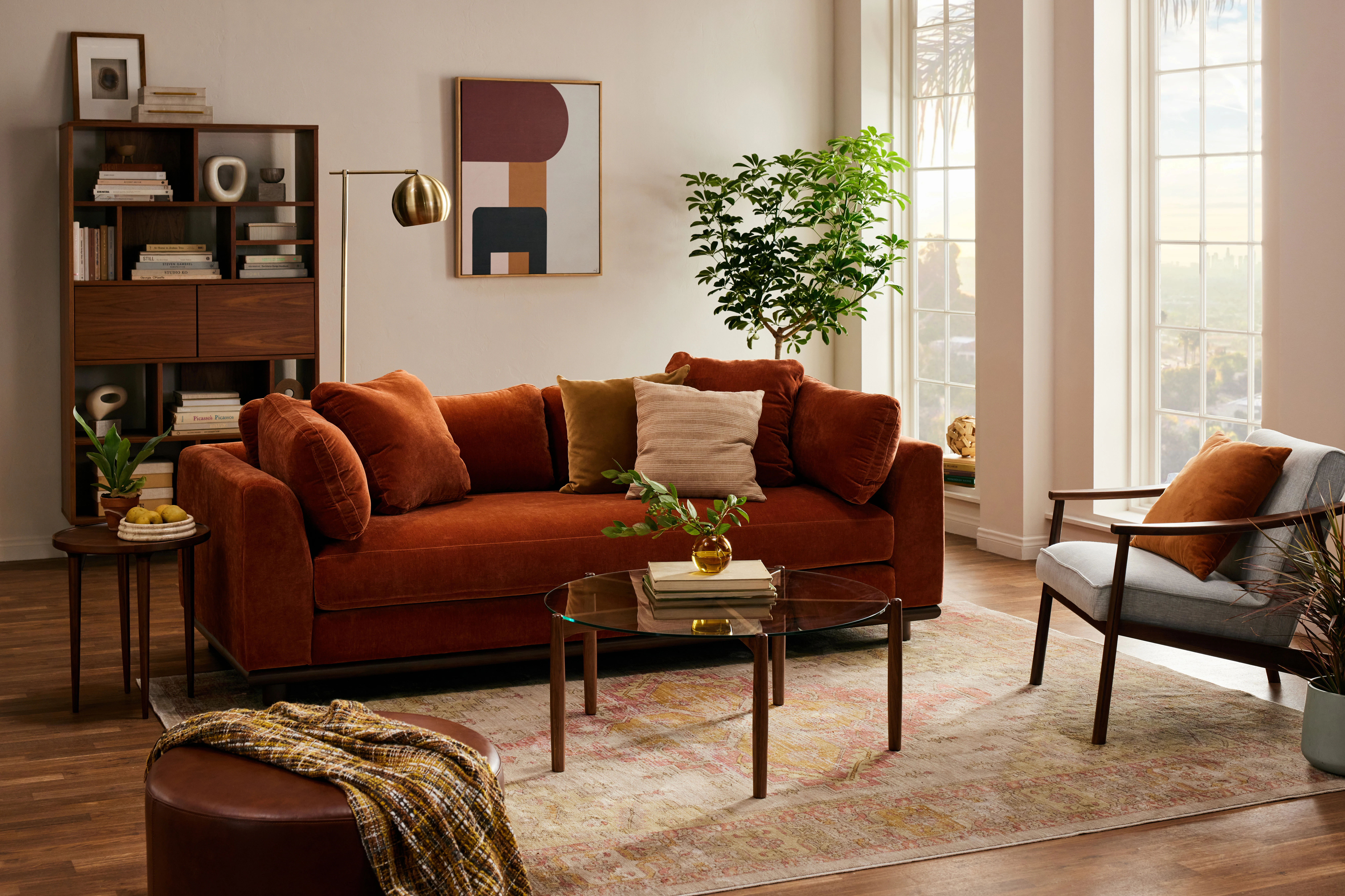 Miller Sofa Harper Cinnamon