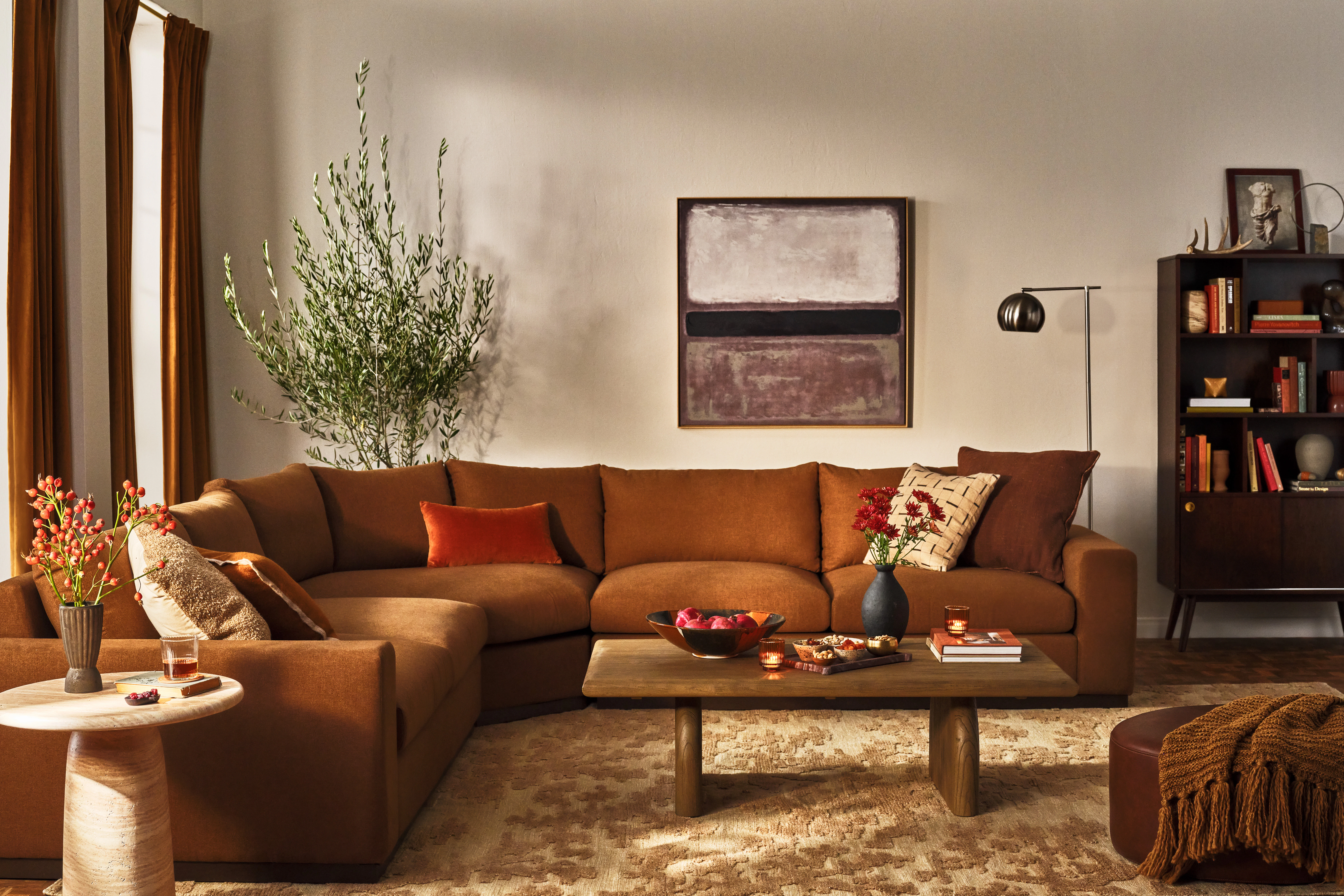 Holt Modular Corner Sectional Faithful Mocha JOYBIRD