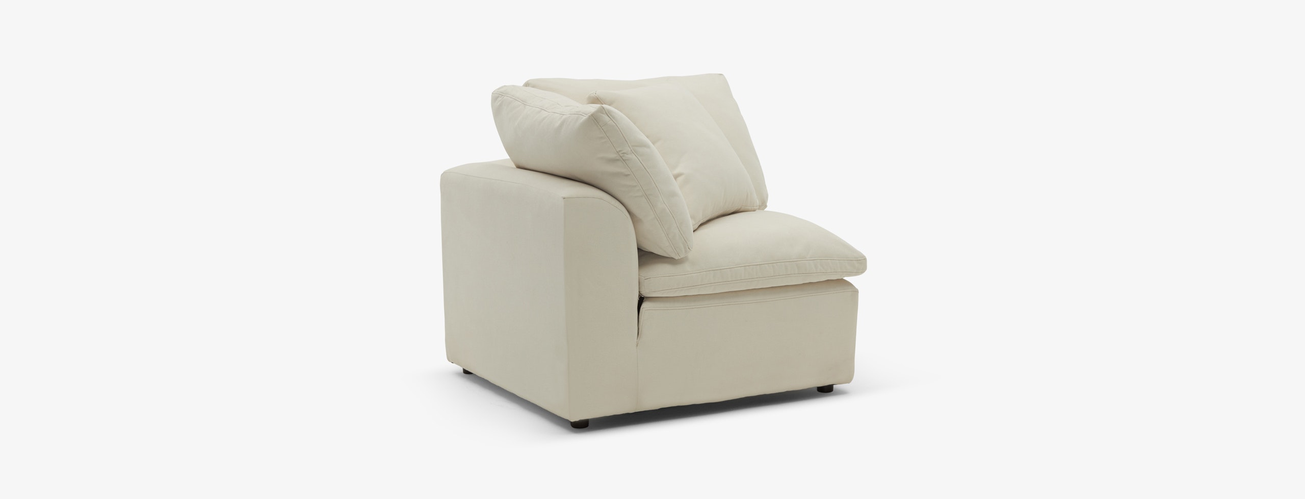 Bryant Petite Corner Chair Caspiar Ivory