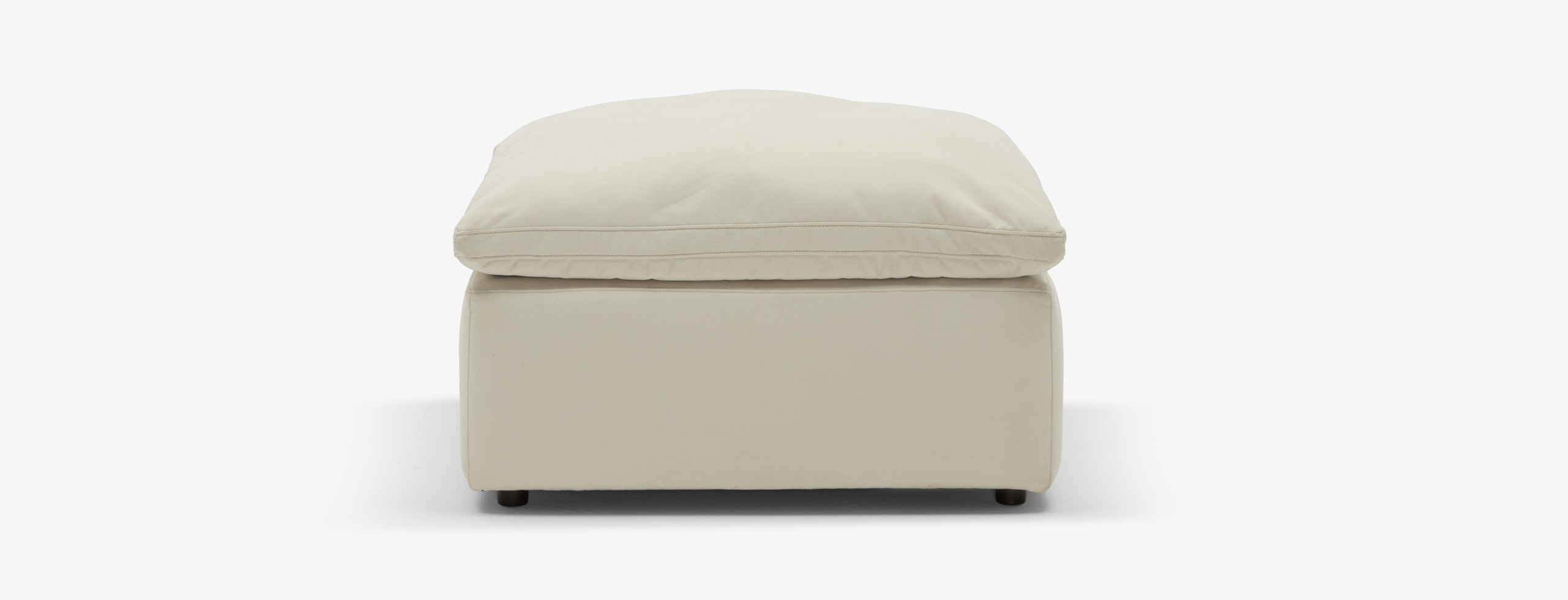 Bryant Petite Ottoman Caspiar Ivory