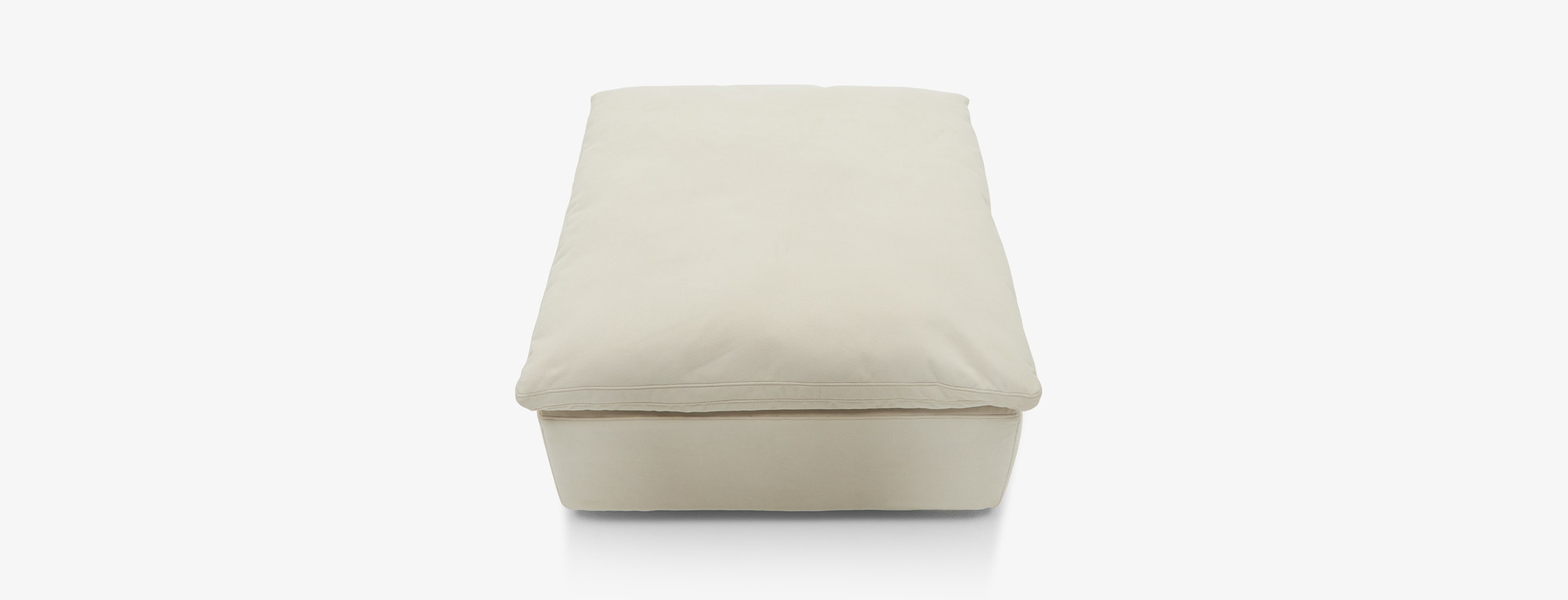 Bryant Petite Ottoman Caspiar Ivory