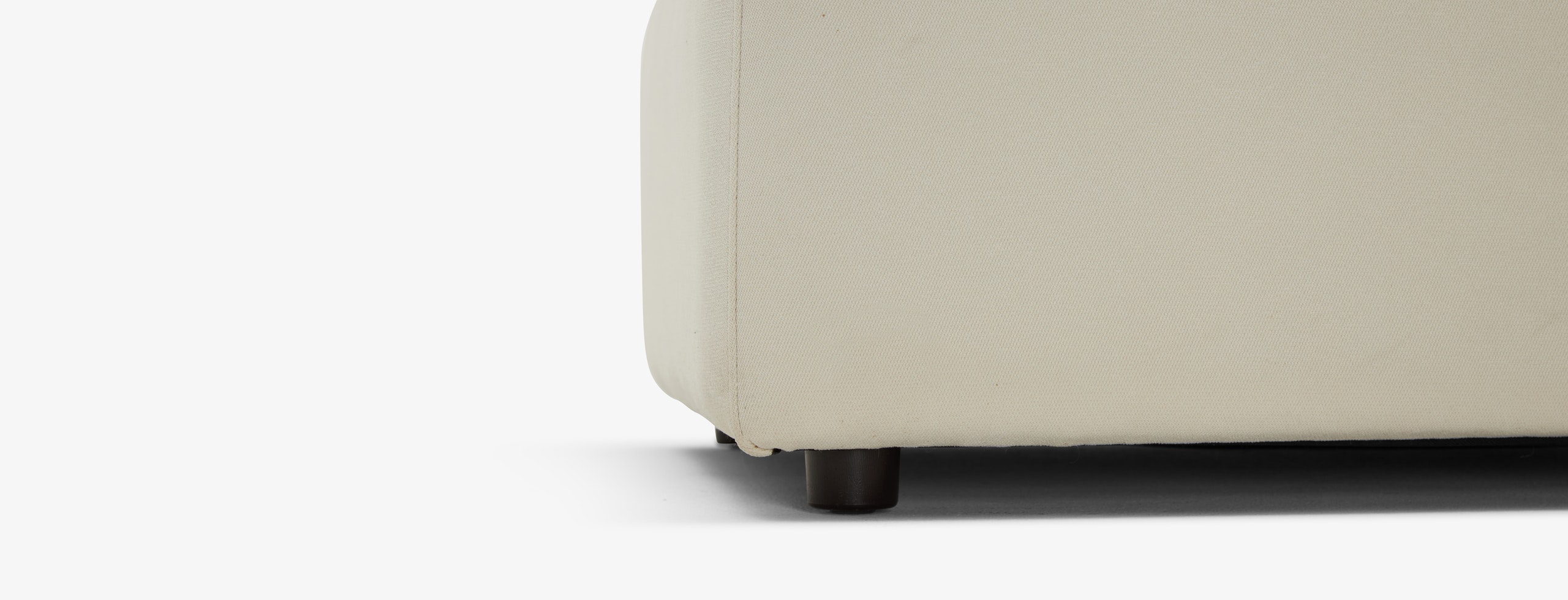 Bryant Petite Ottoman Caspiar Ivory