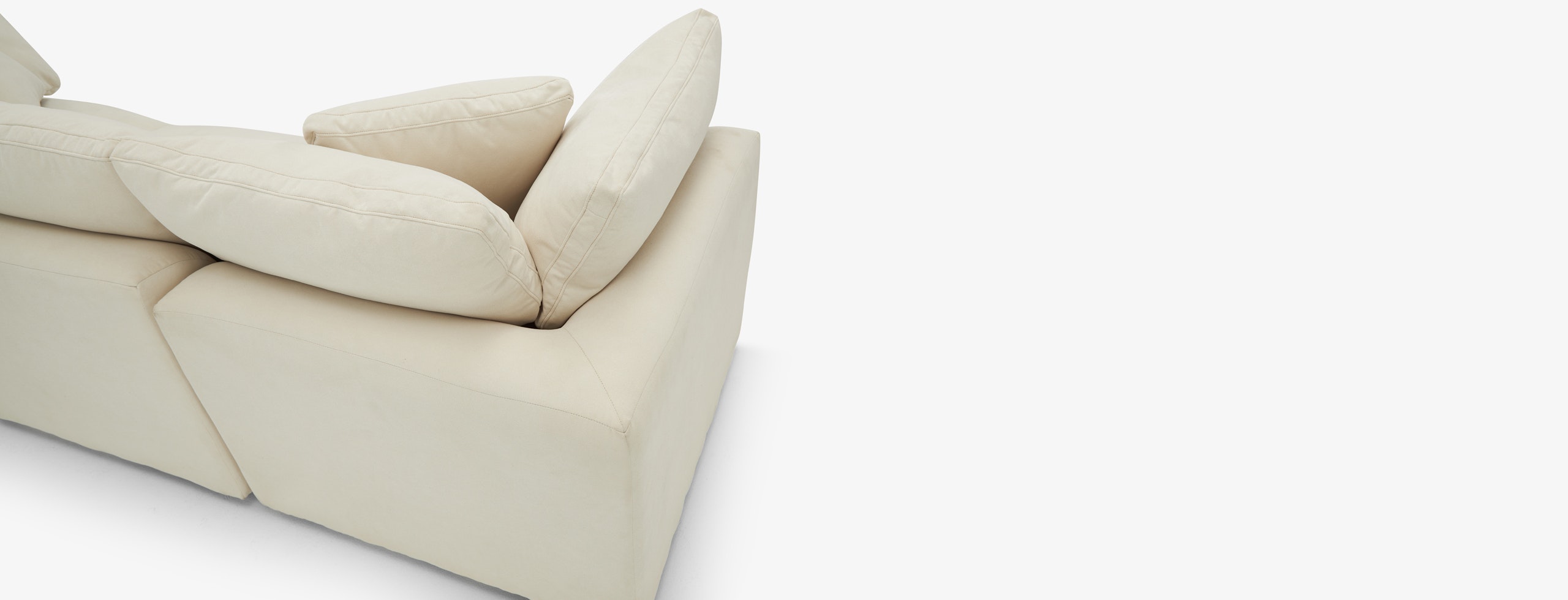 Bryant Petite Modular Sofa Caspiar Ivory