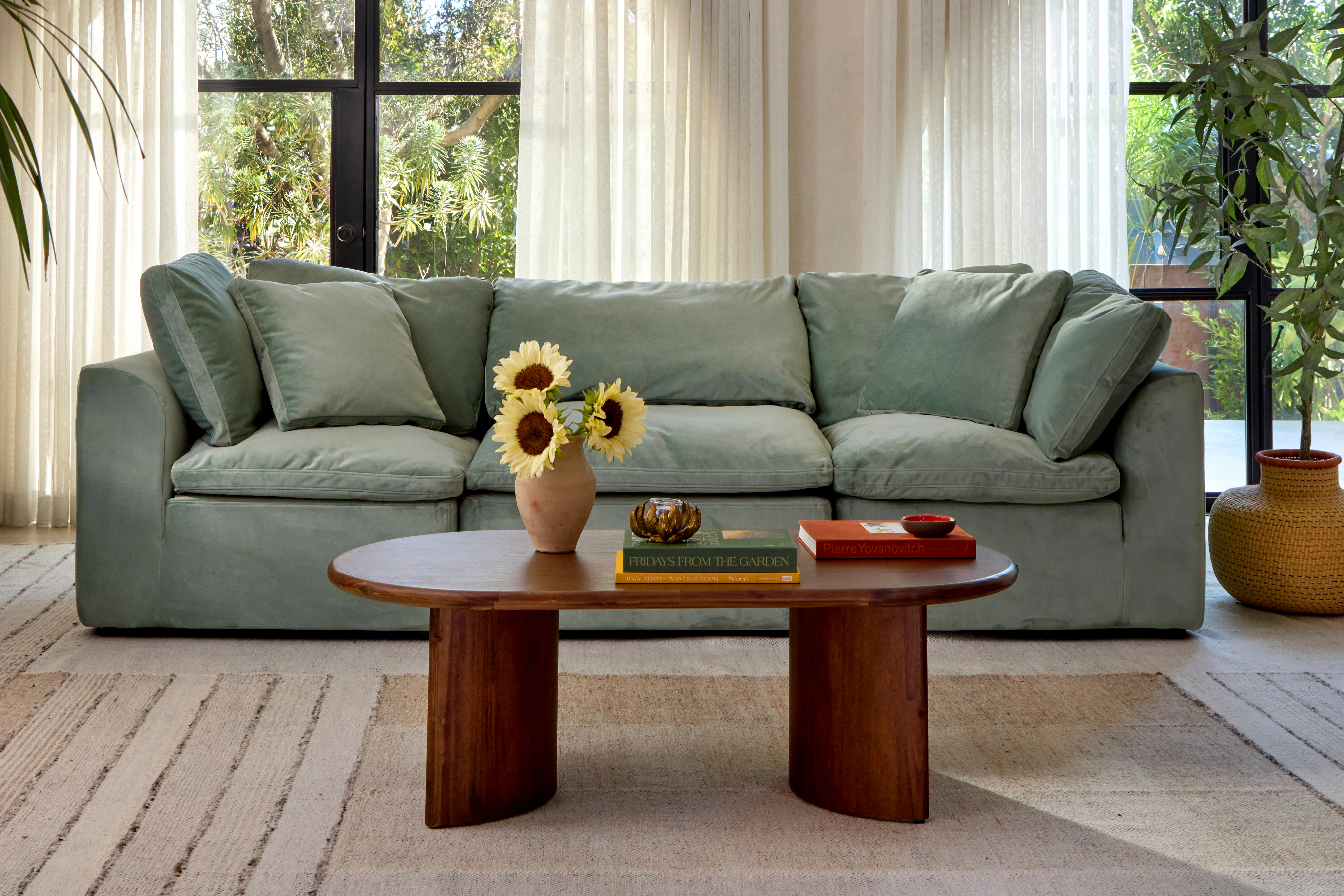 Bryant Petite Modular Sofa Royal Sage