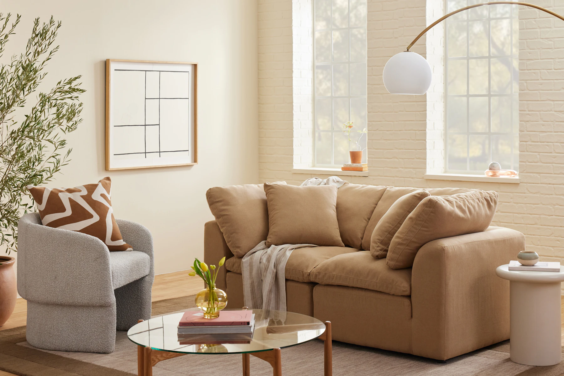 Bryant Petite Modular Loveseat