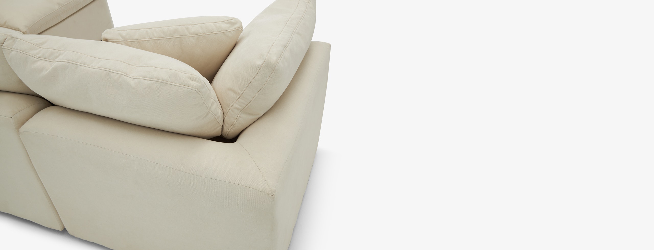 Bryant Petite Modular Sectional Caspiar Ivory