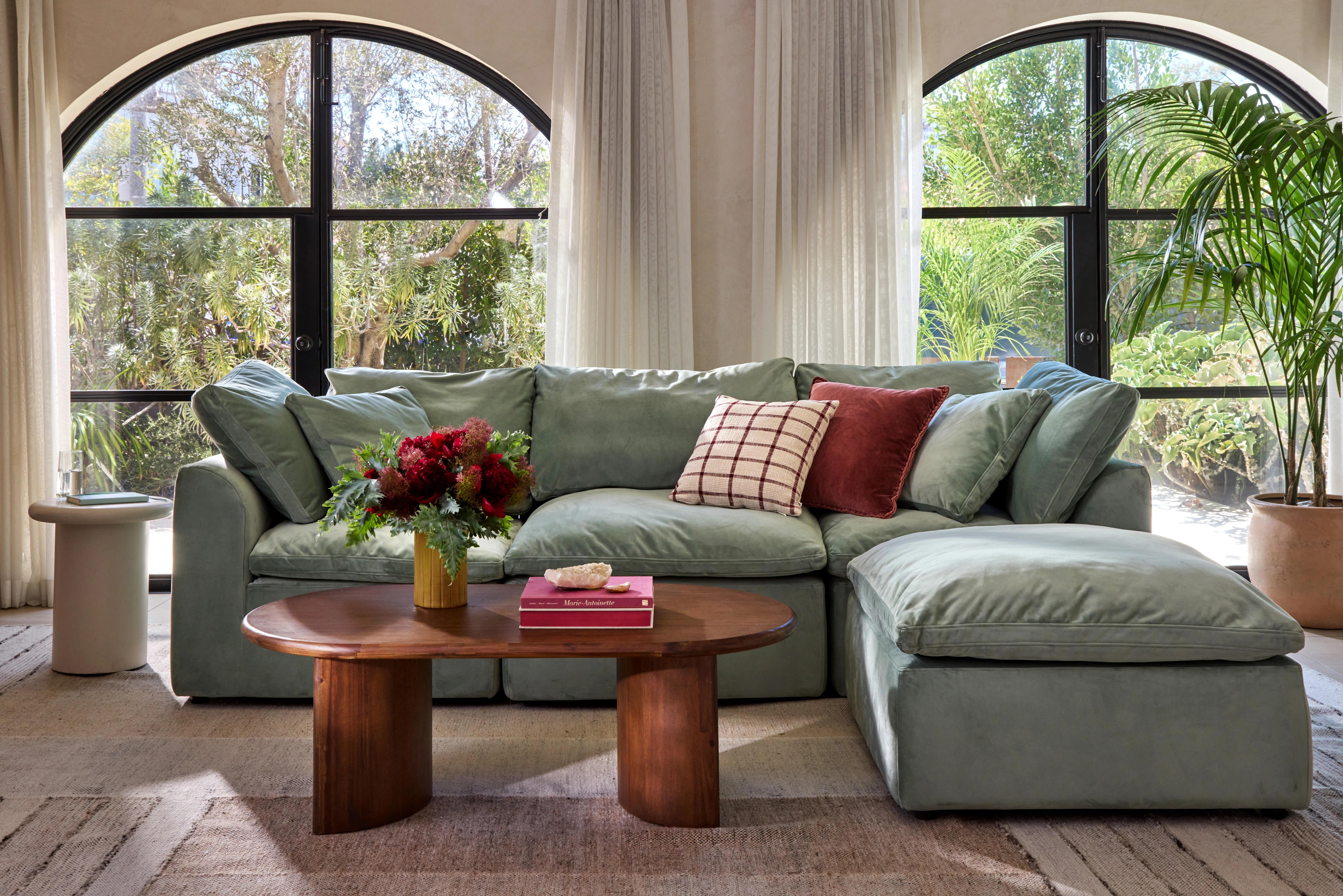 Bryant Petite Modular Sofa Royal Sage