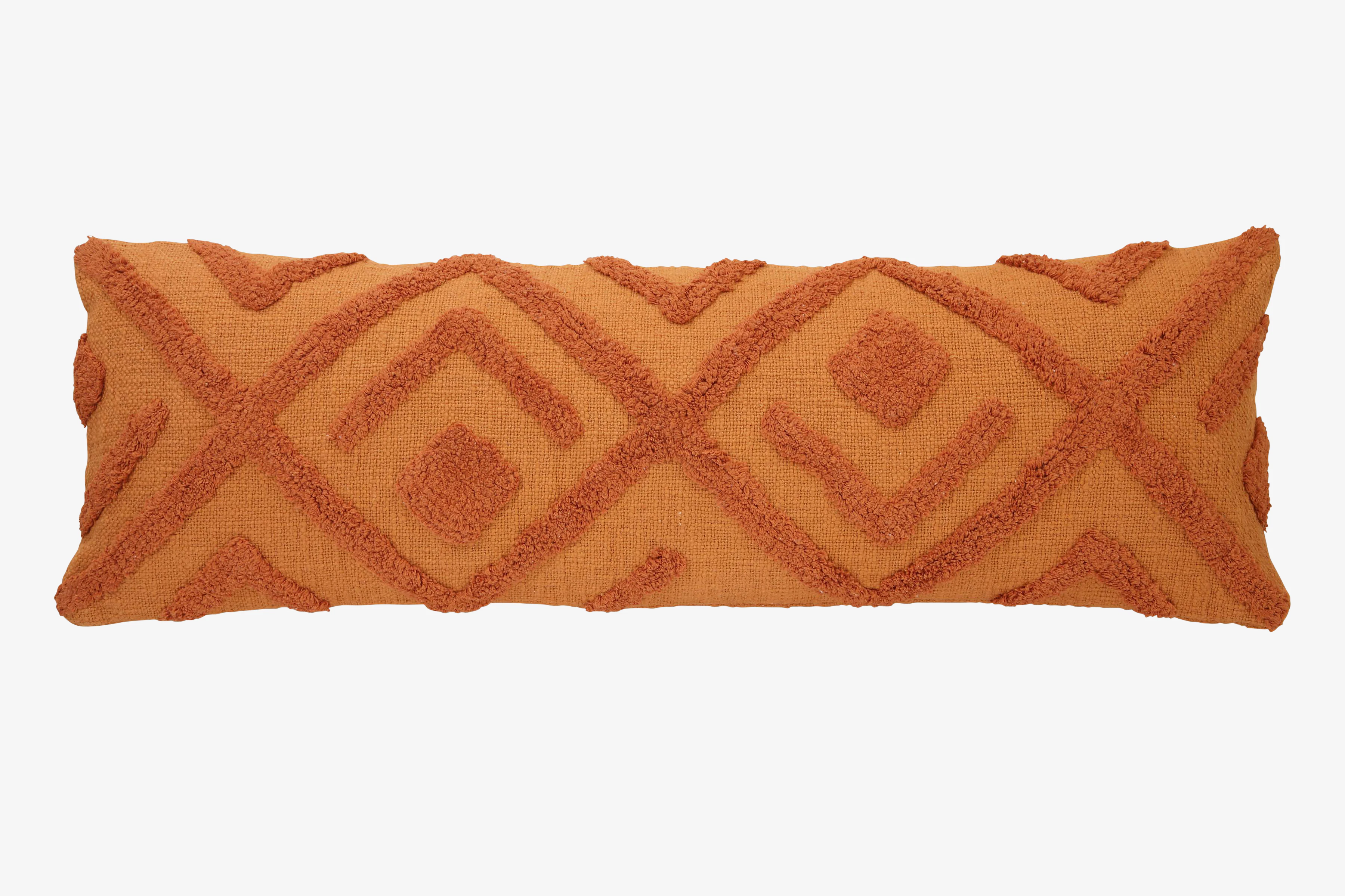Rust Lourdes Lumbar Pillow