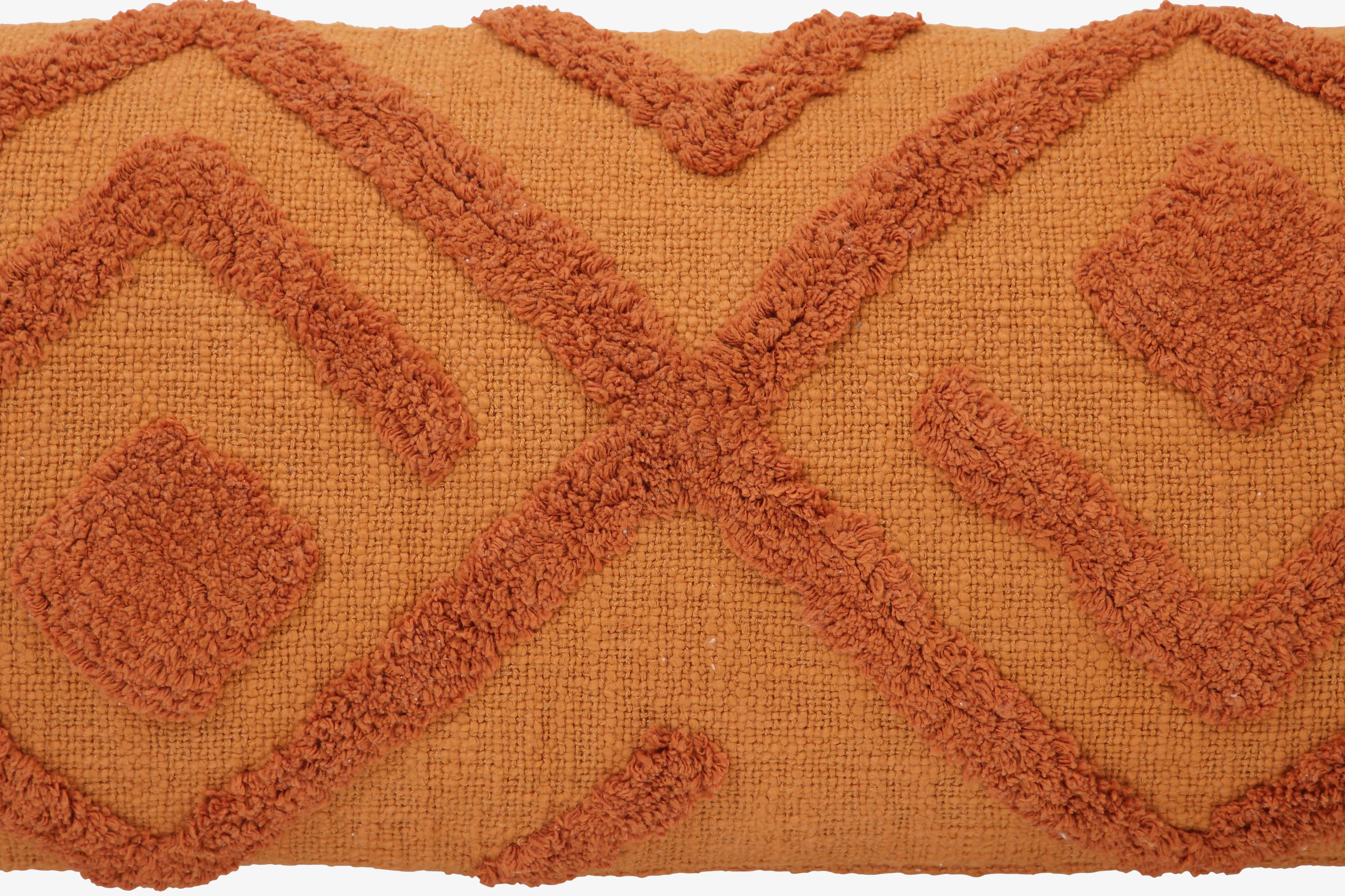 Rust Lourdes Lumbar Pillow
