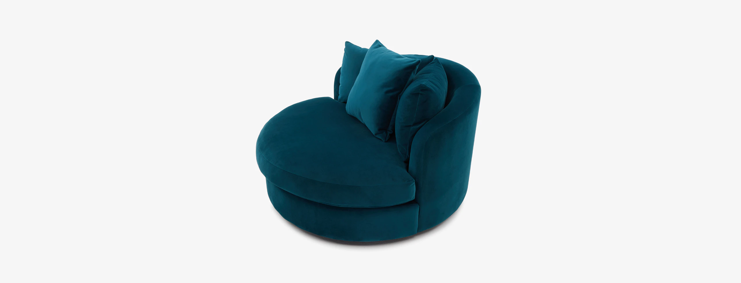 Amelia Grand Swivel Chair Royale Peacock