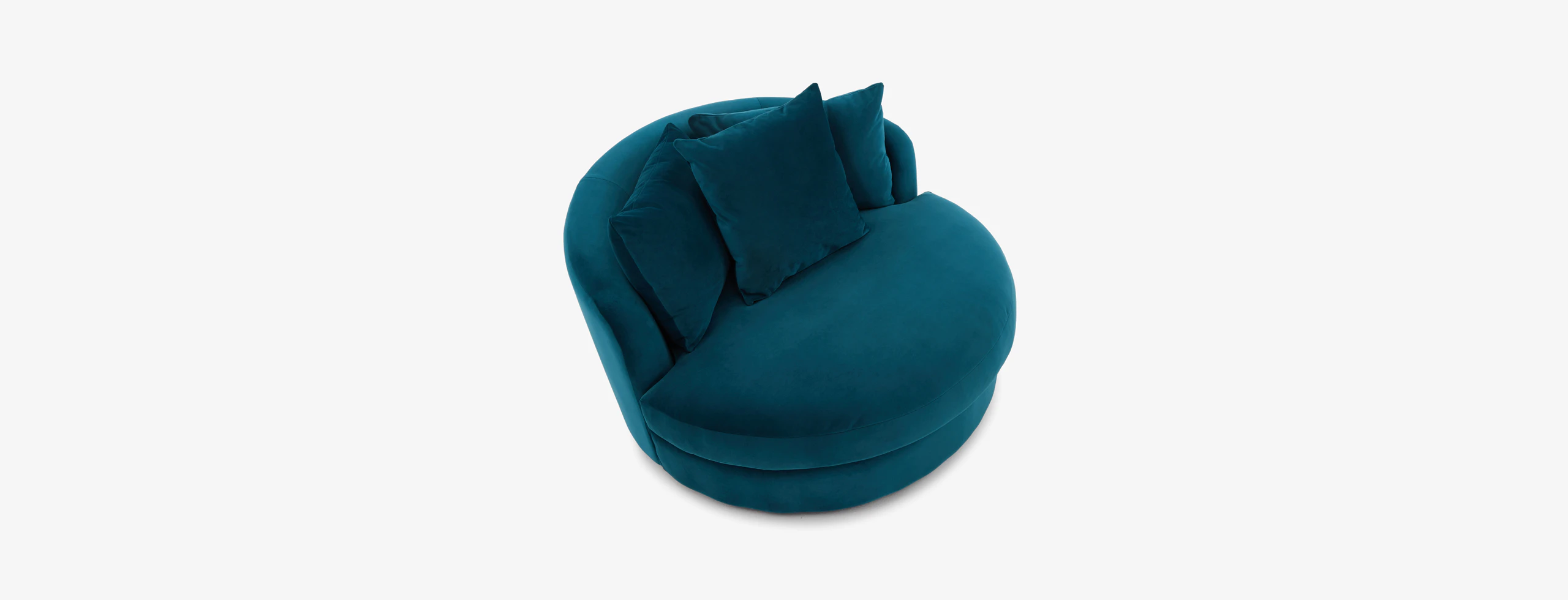 Amelia Grand Swivel Chair Royale Peacock