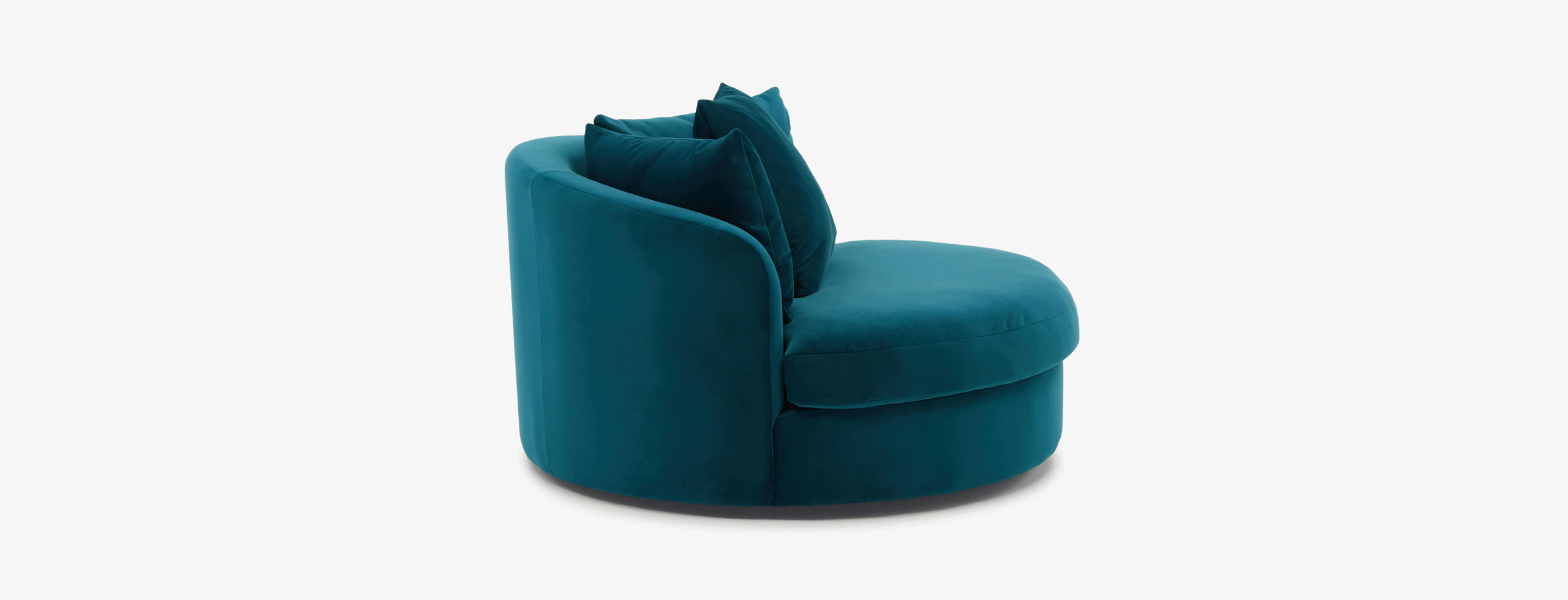 Amelia Grand Swivel Chair Royale Peacock
