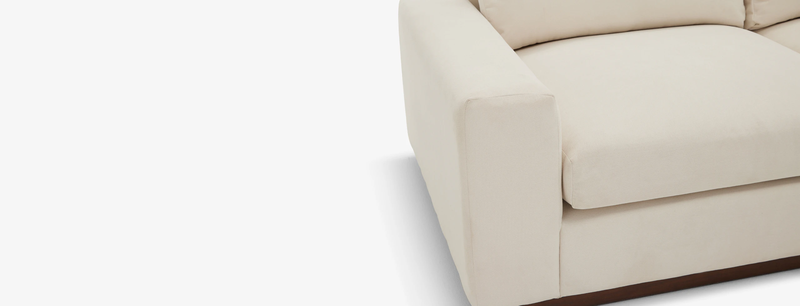 HoltModularGrand Chaise Sectional Caspiar Ivory