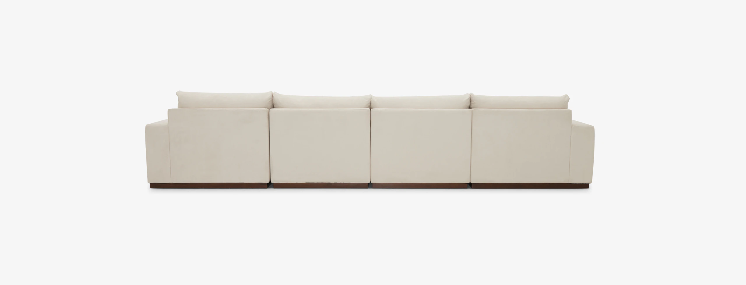 Holt Modular Grand Chaise Storage Sectional Caspiar Ivory