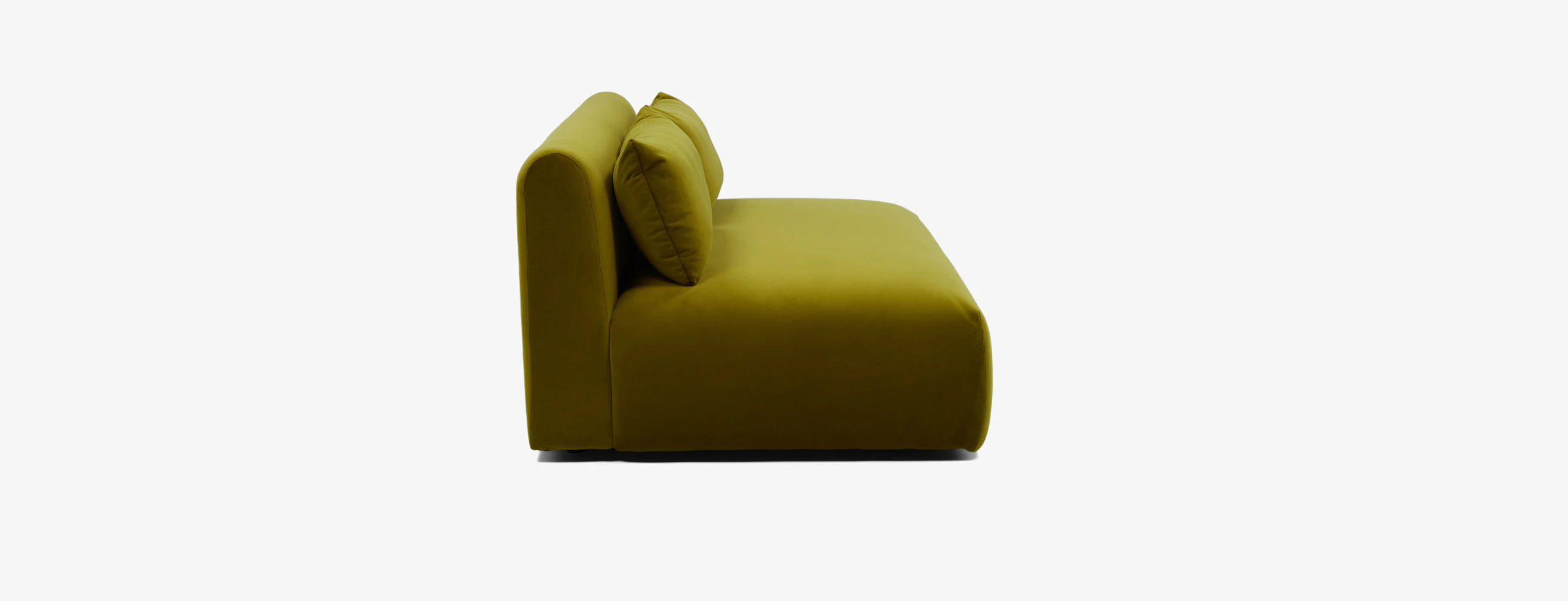 Carin Armless Loveseat Royale Apple
