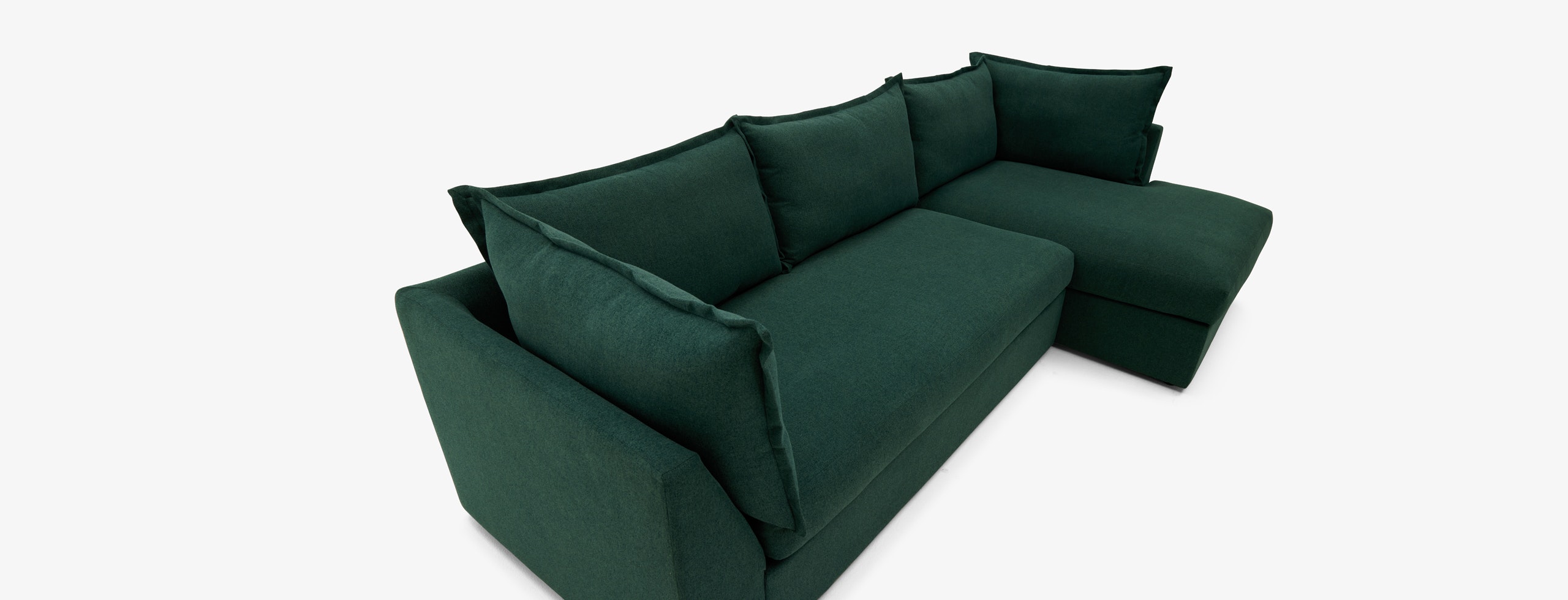 Wilder Sleeper Sectional Villa Teal