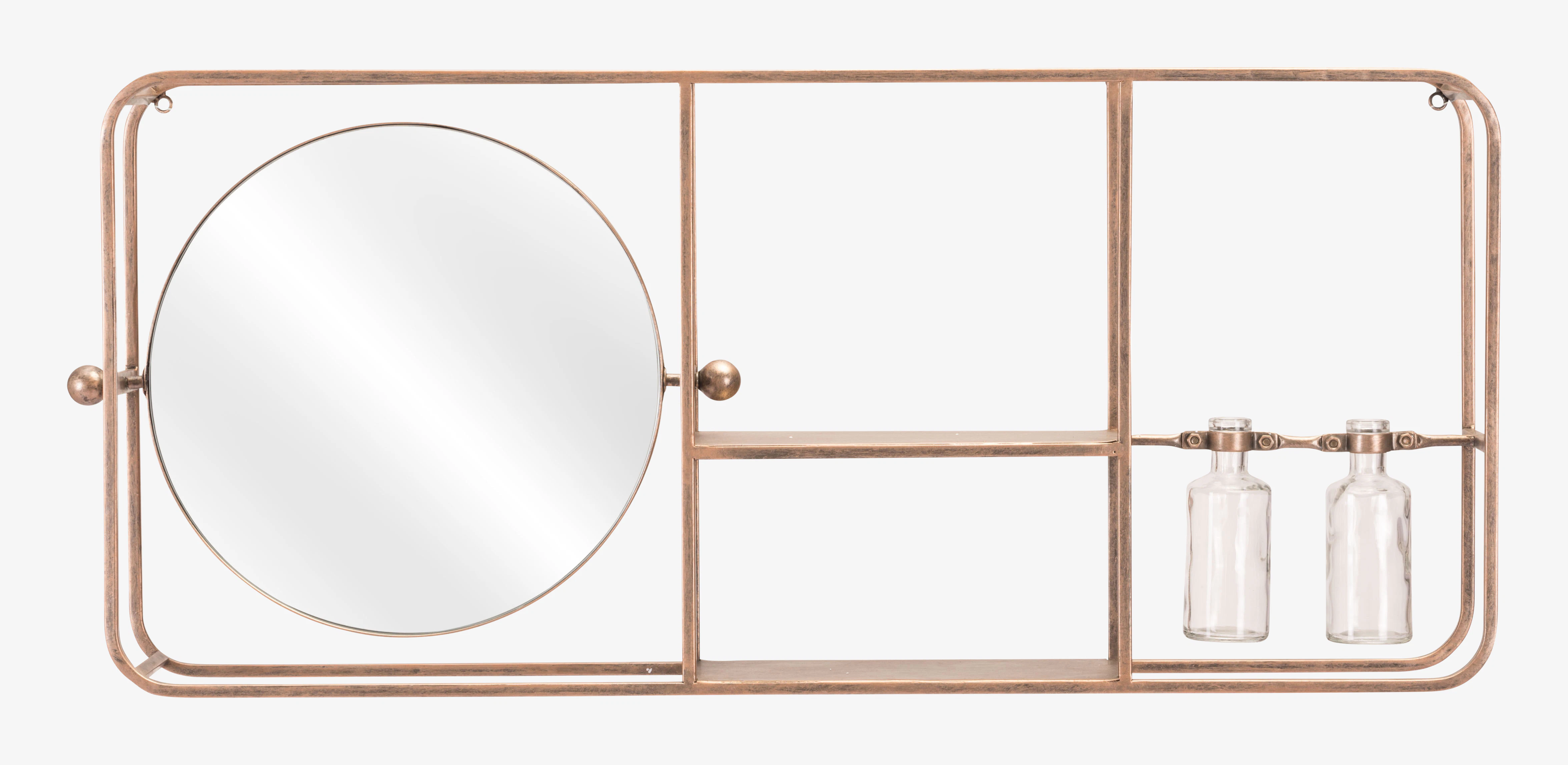 Gable Shelf Mirror