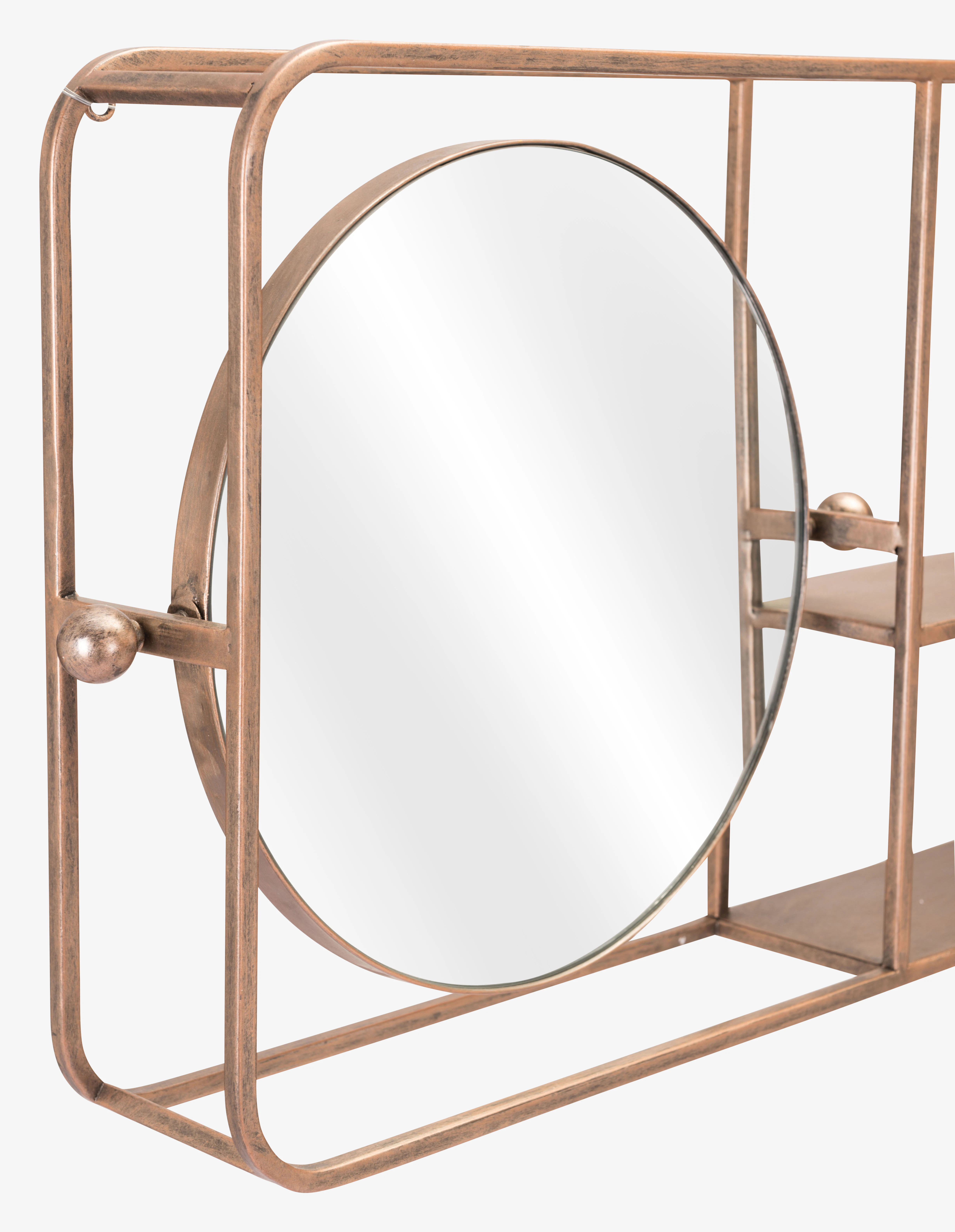 Gable Shelf Mirror