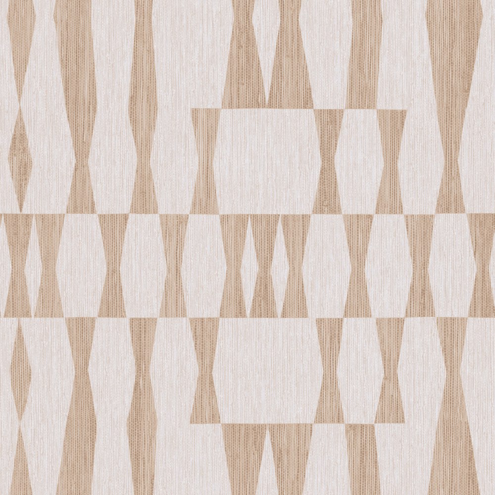 Modest Geo Wallpaper Beige