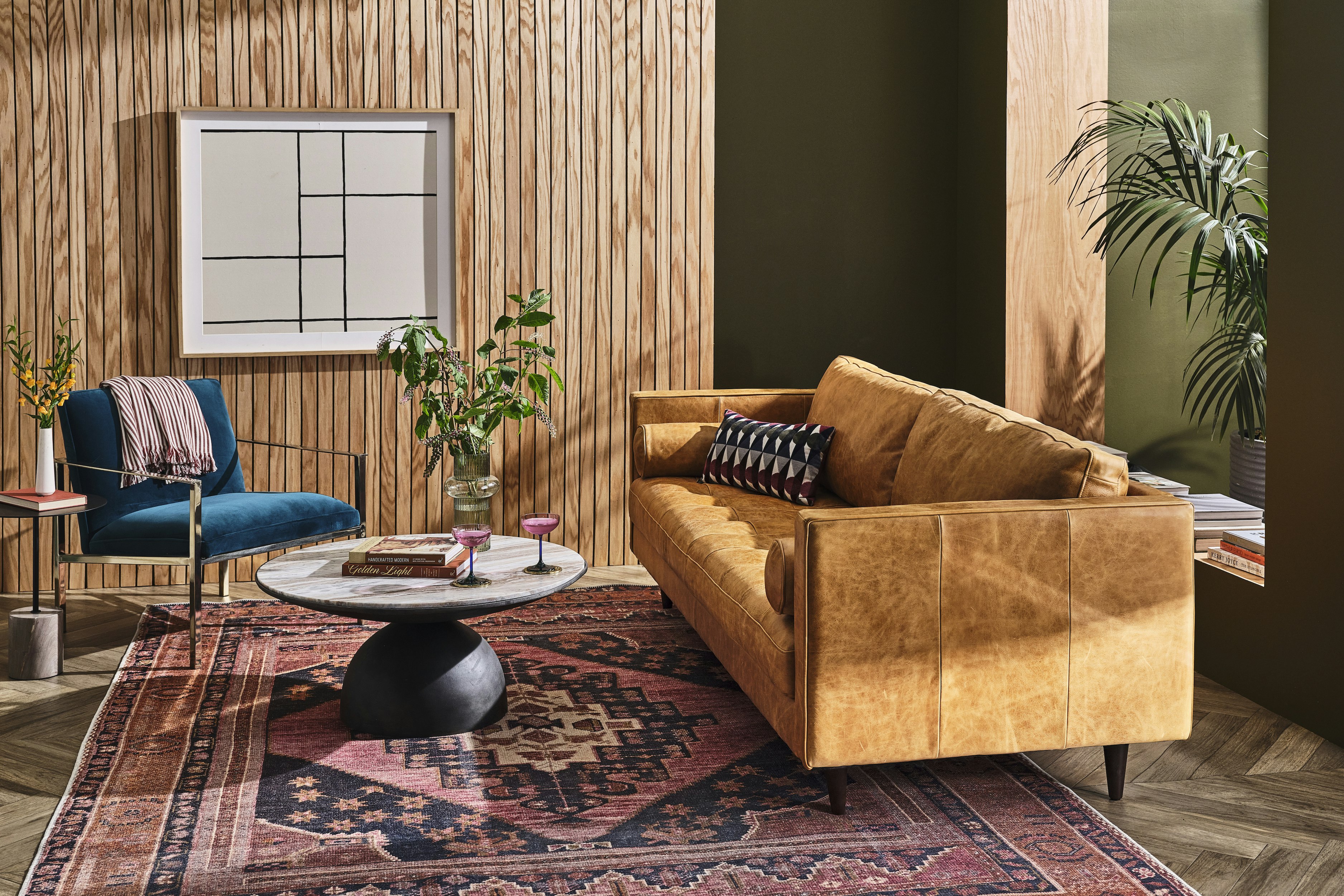 Briar Leather Sofa Santiago Cider