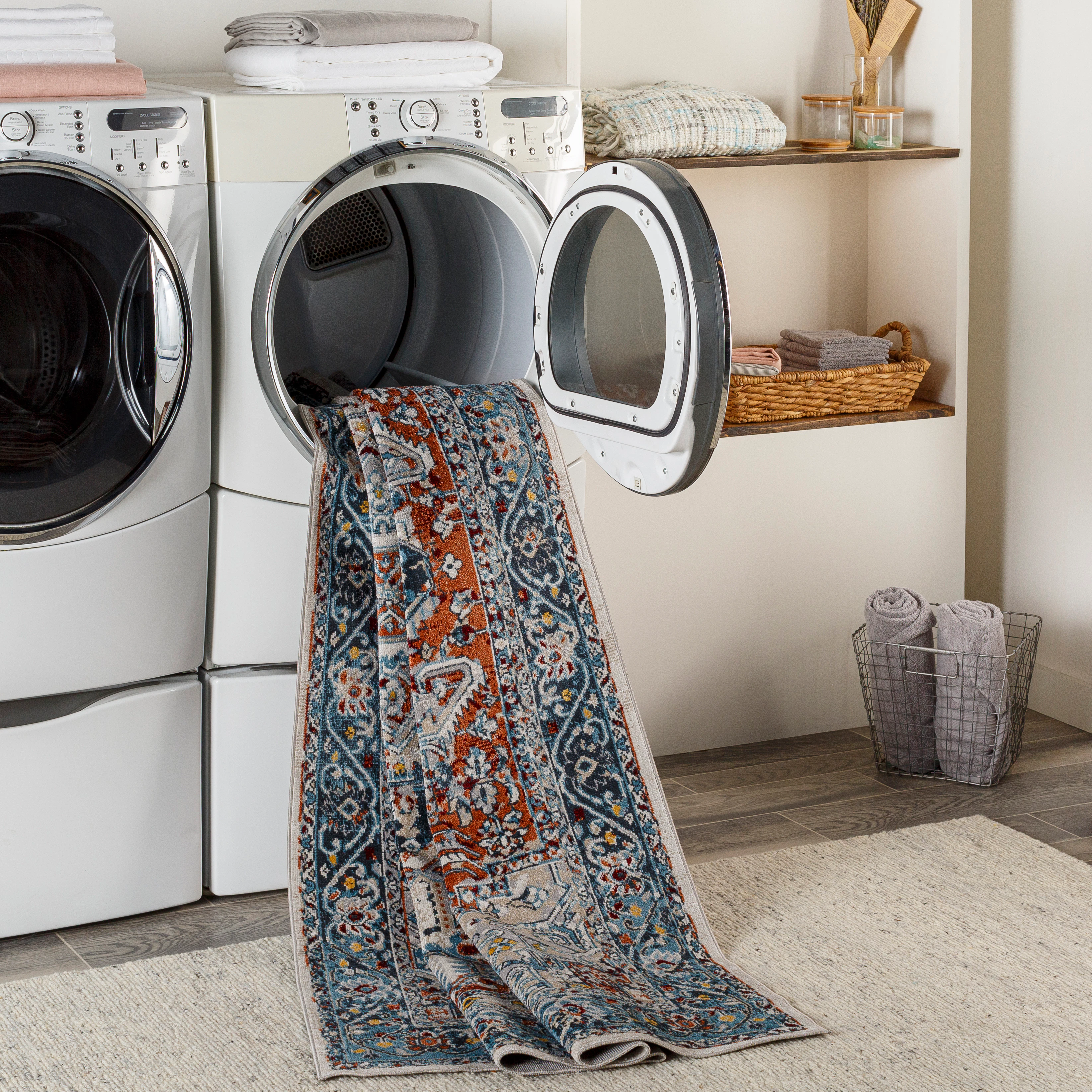 Dusk Amal Washable Rug - Thumbnail 4