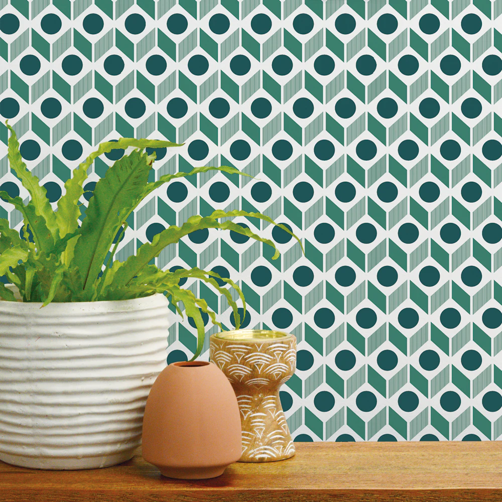 Tessrae Wallpaper Green
