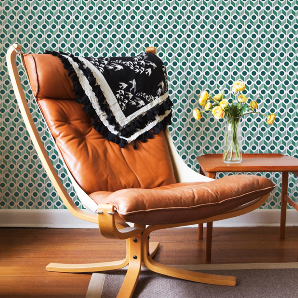 Tessrae Wallpaper Green