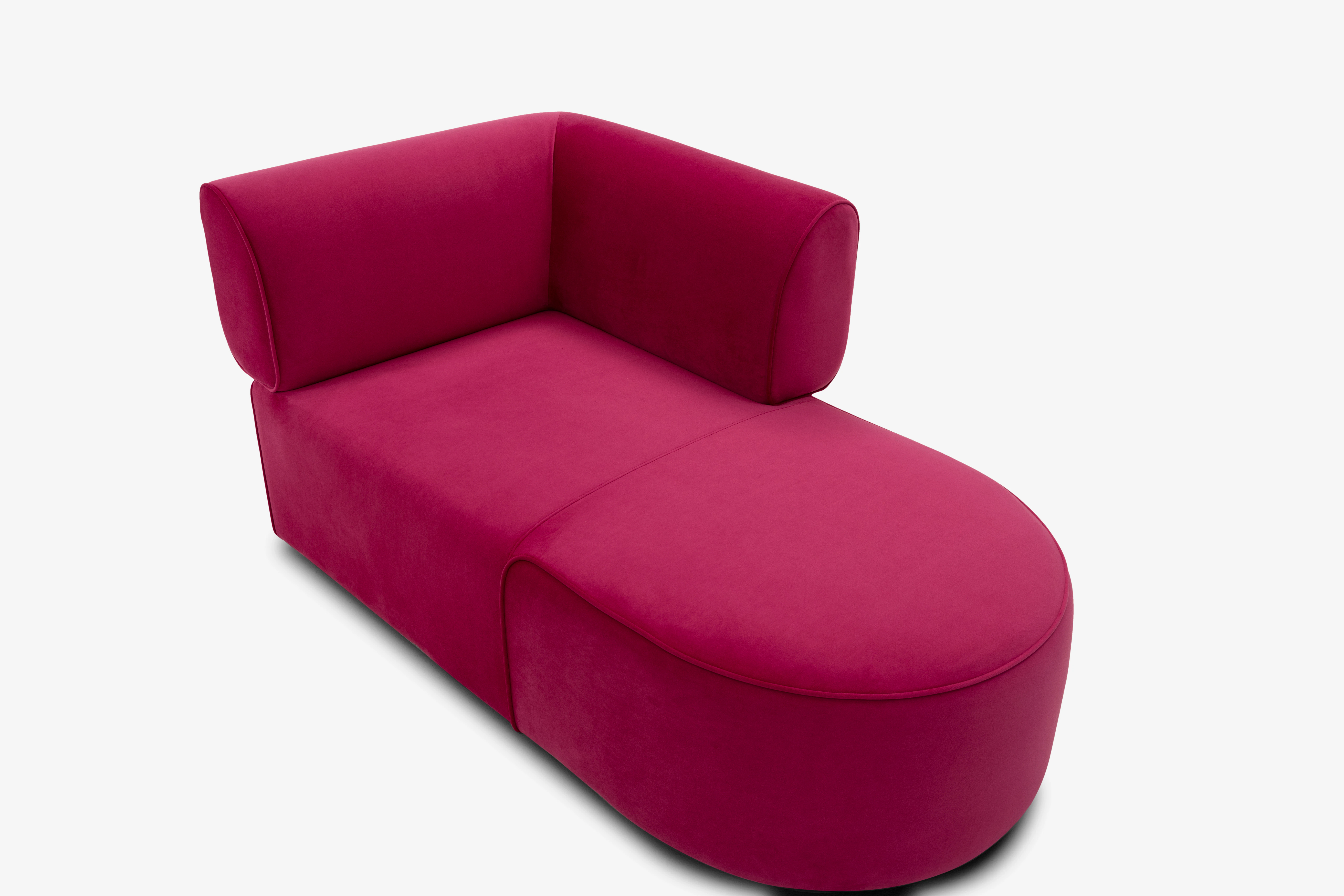 Diane Bumper Chaise Royale Berry