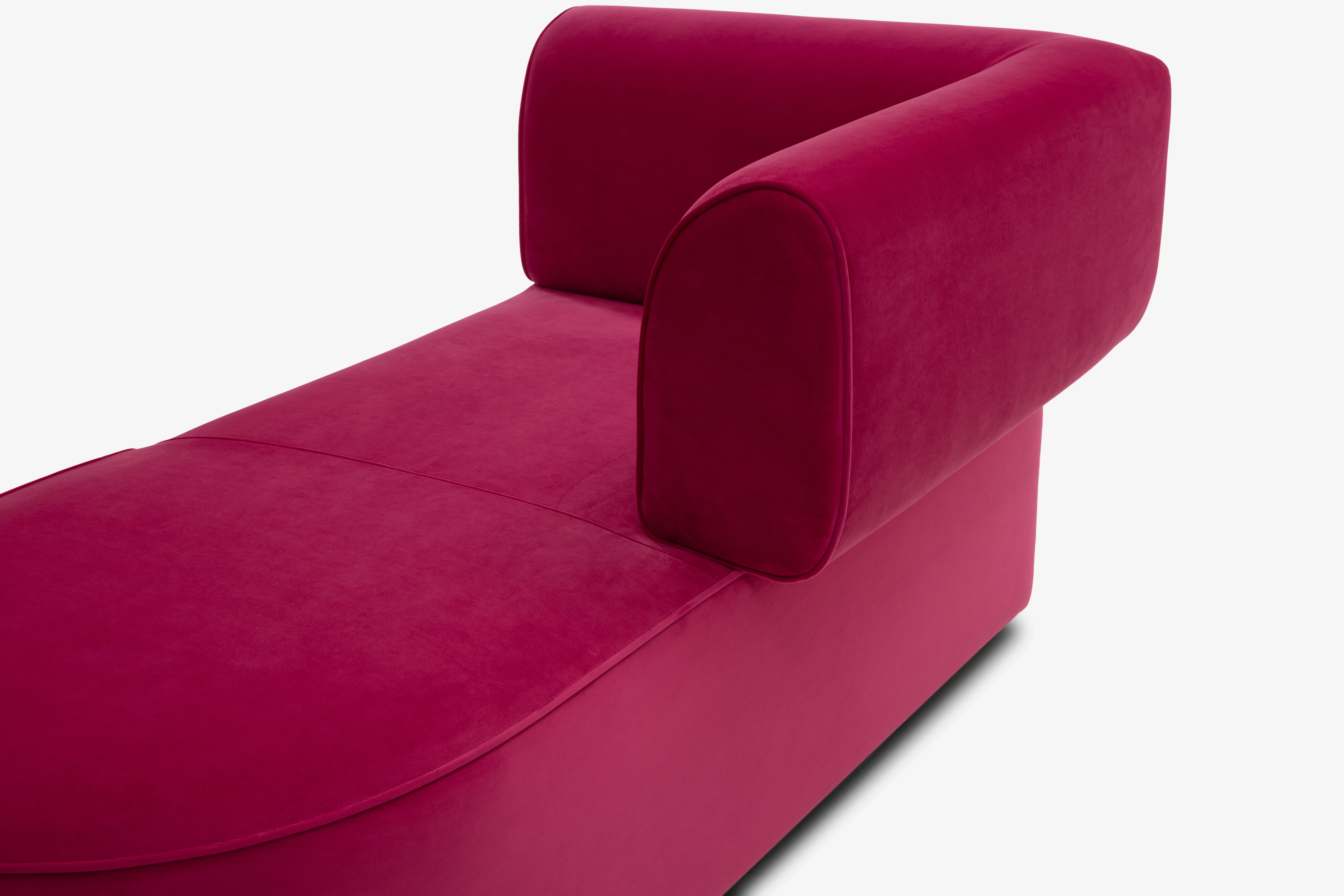 Diane Bumper Chaise Royale Berry