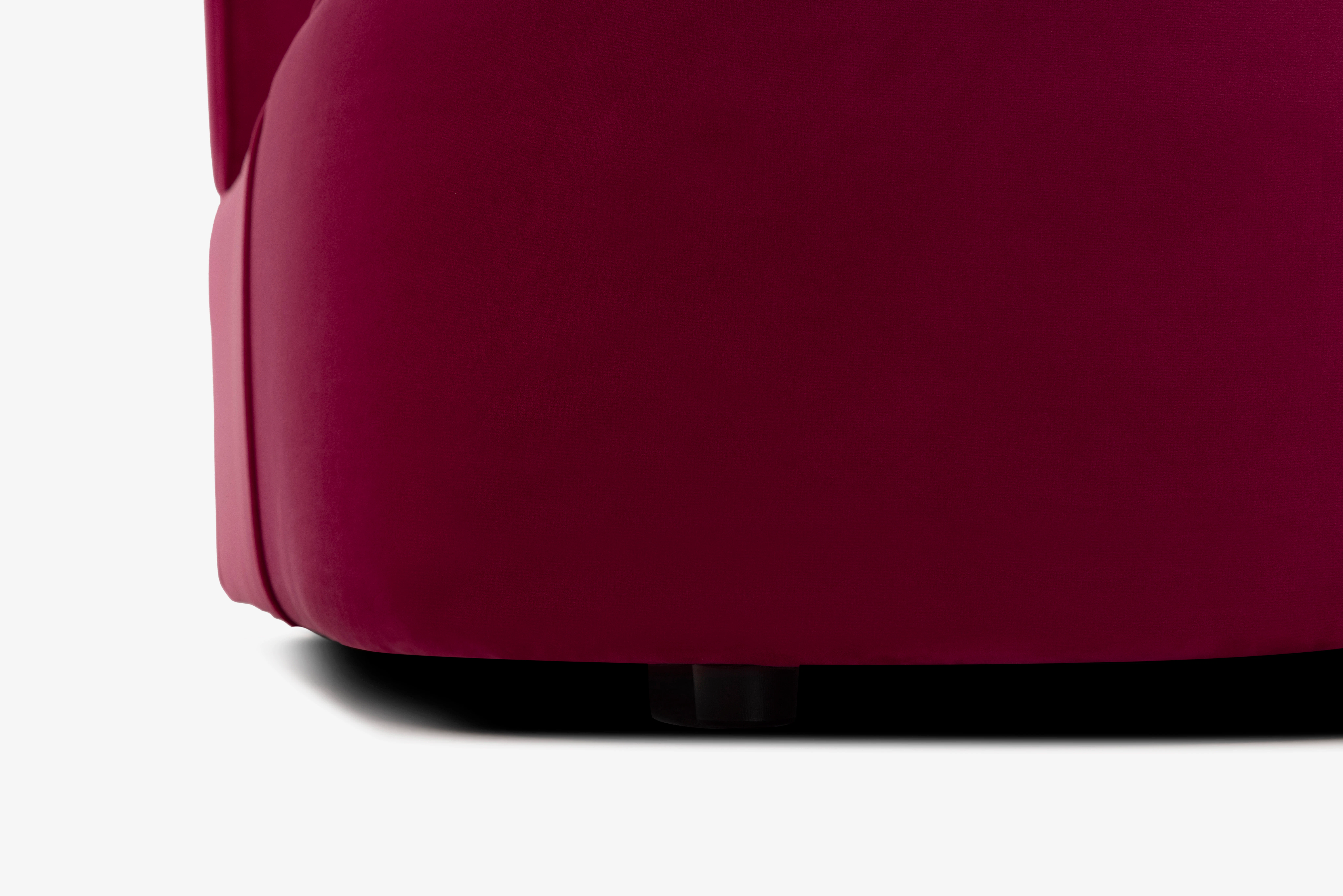 Diane Bumper Chaise Royale Berry