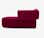 Diane Bumper Chaise Royale Berry