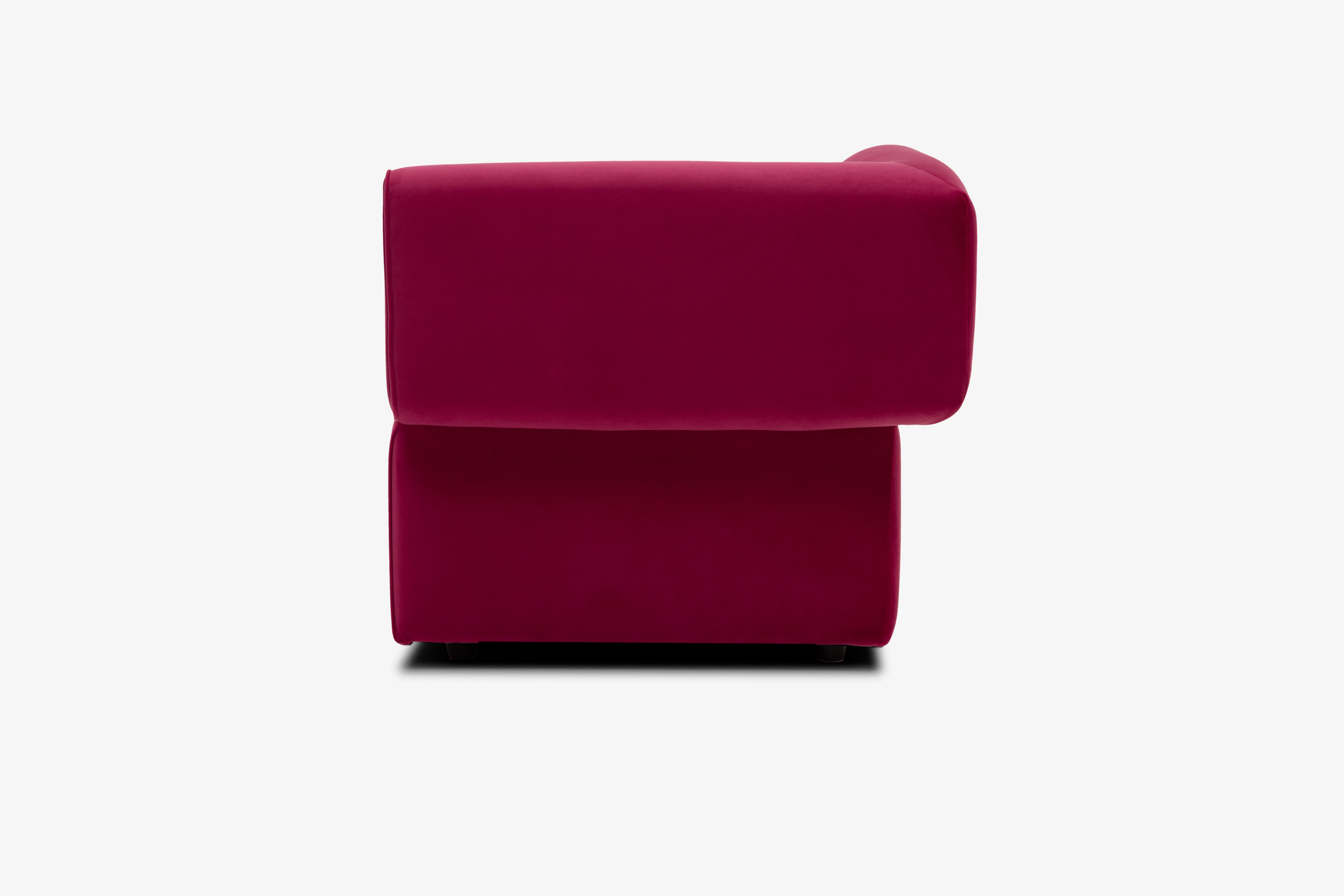 Diane Single Arm Chair Royale Berry